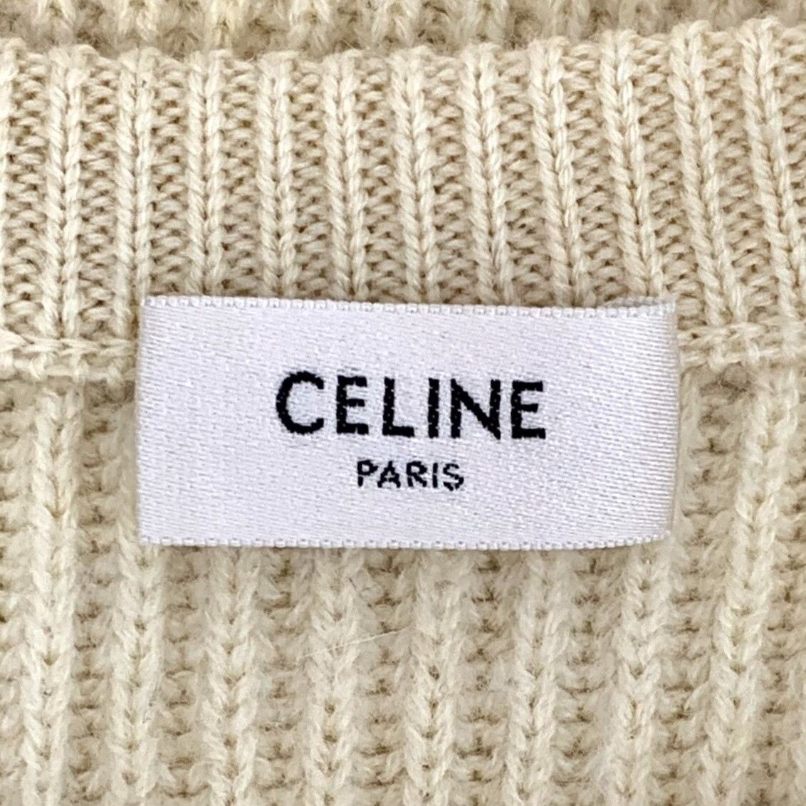 Celine Celine Triomphe Patch Wool Knit Sweater Size M Size M / US 6-8 / IT 42-44 - 6 Thumbnail