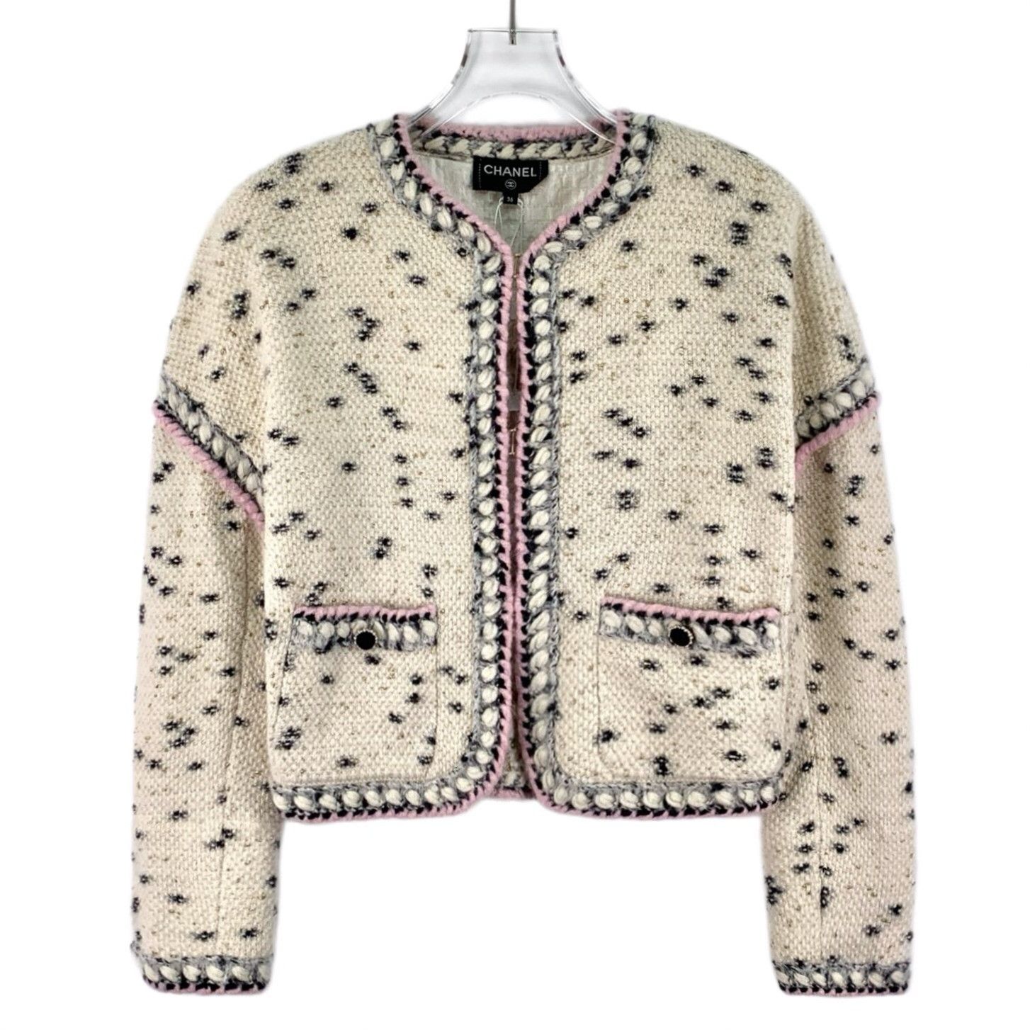 Chanel Chanel Cashmere Blend Knit Jacket 36 Size XS / US 0-2 / IT 36-38 - 2 Thumbnail