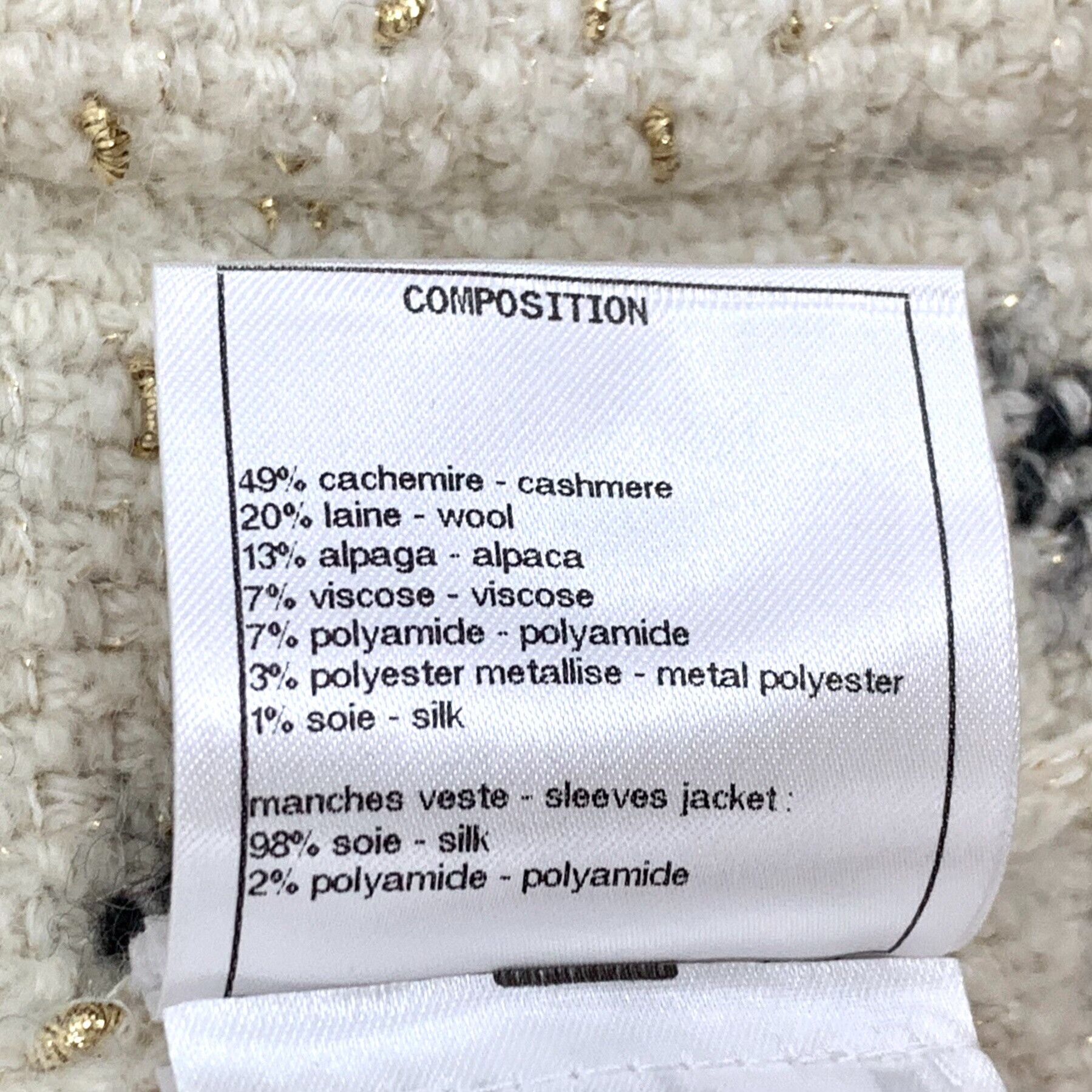 Chanel Chanel Cashmere Blend Knit Jacket 36 Size XS / US 0-2 / IT 36-38 - 8 Thumbnail