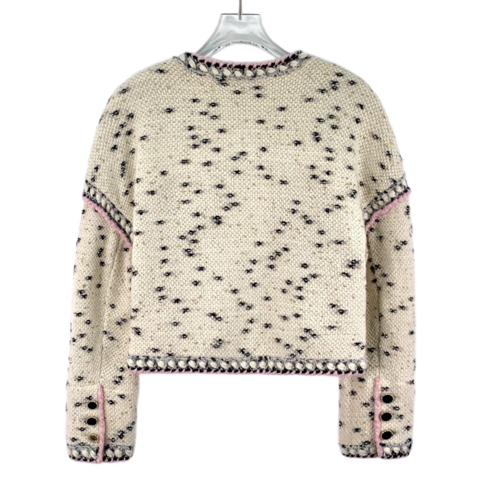Chanel Chanel Cashmere Blend Knit Jacket 36 Size XS / US 0-2 / IT 36-38 - 3 Thumbnail