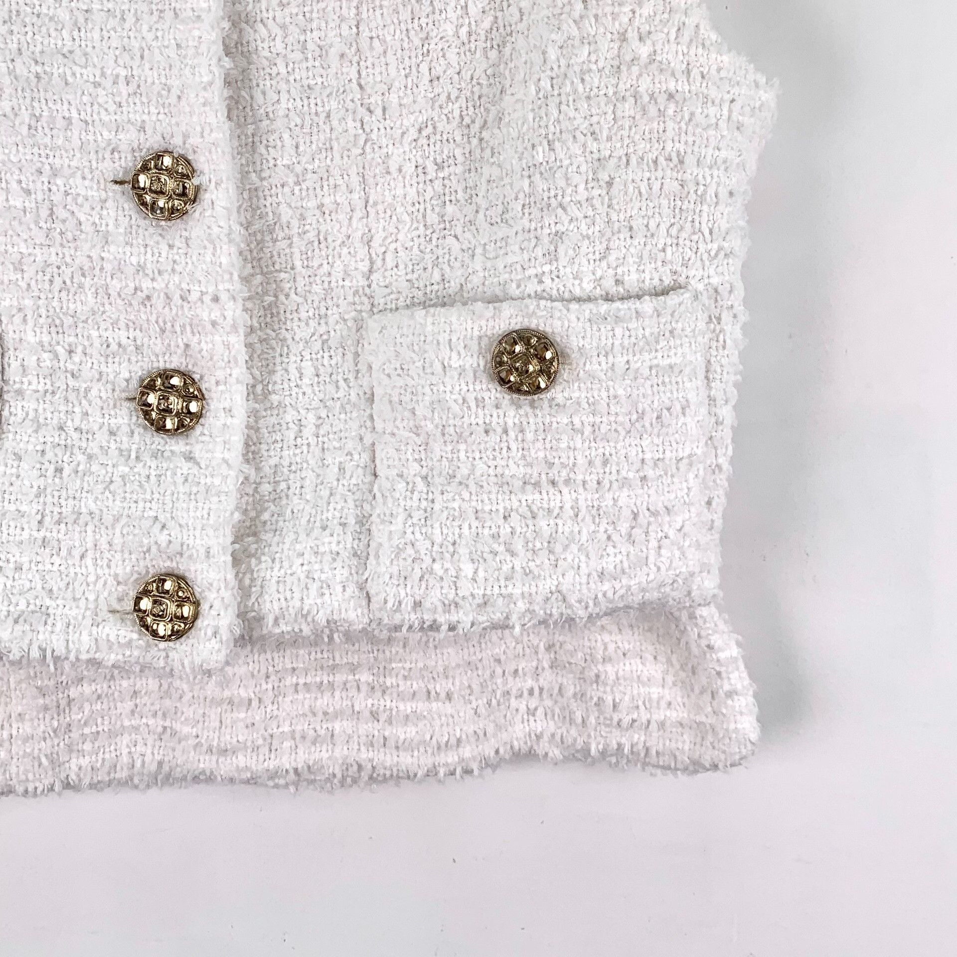 Chanel Chanel Cotton Tweed Button Up Vest 36 Size XS / US 0-2 / IT 36-38 - 5 Thumbnail