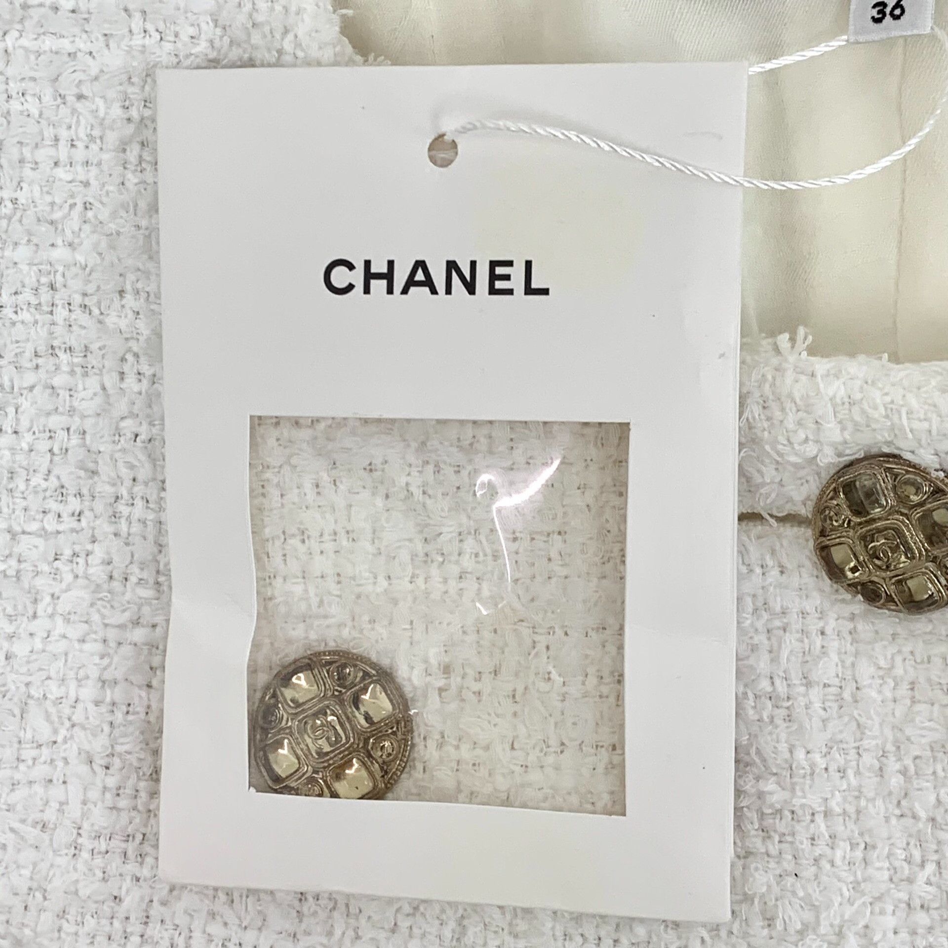 Chanel Chanel Cotton Tweed Button Up Vest 36 Size XS / US 0-2 / IT 36-38 - 10 Thumbnail