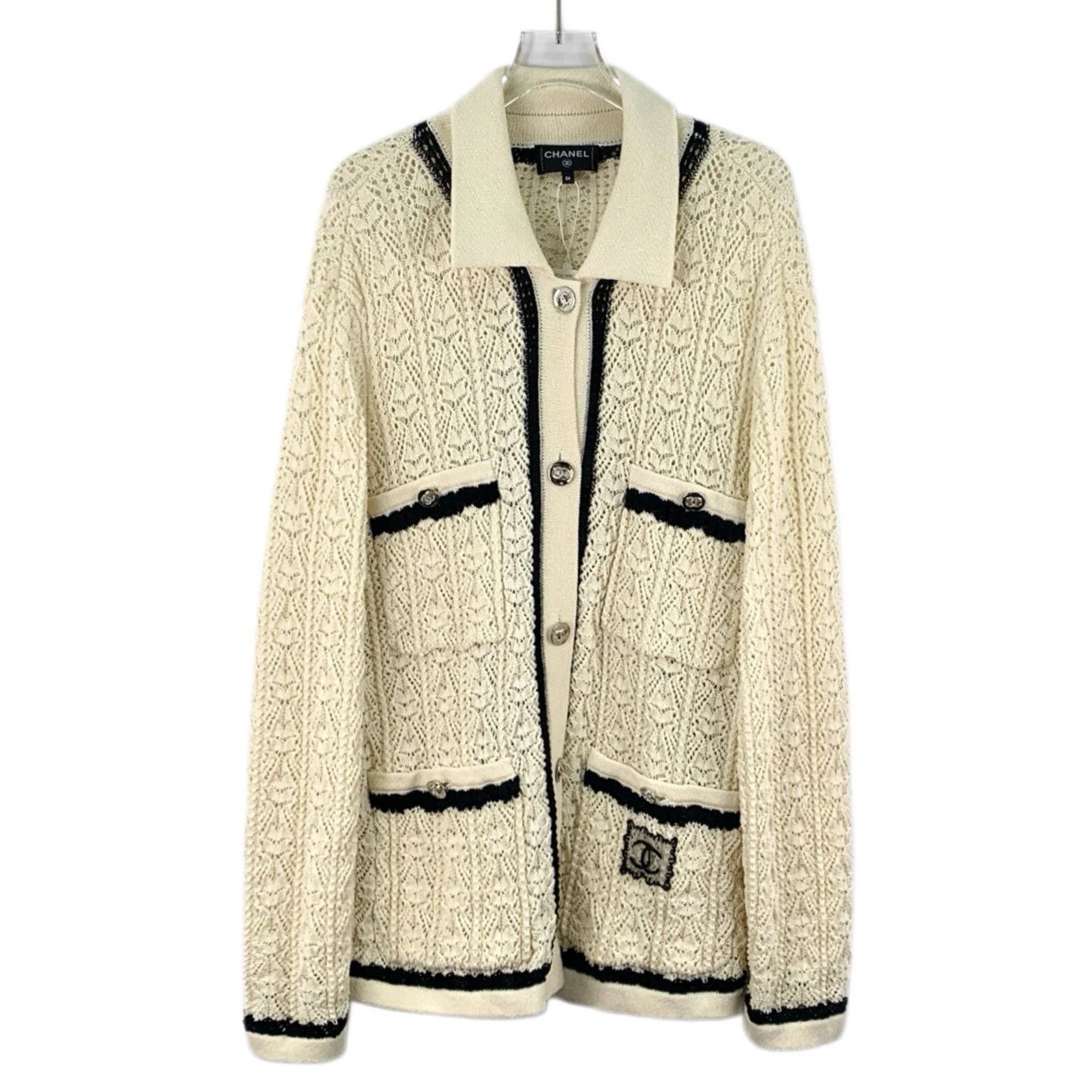 Chanel Chanel 24P Multi-Pocket Cotton Knit Cardigan 36 Size XS / US 0-2 / IT 36-38 - 2 Thumbnail