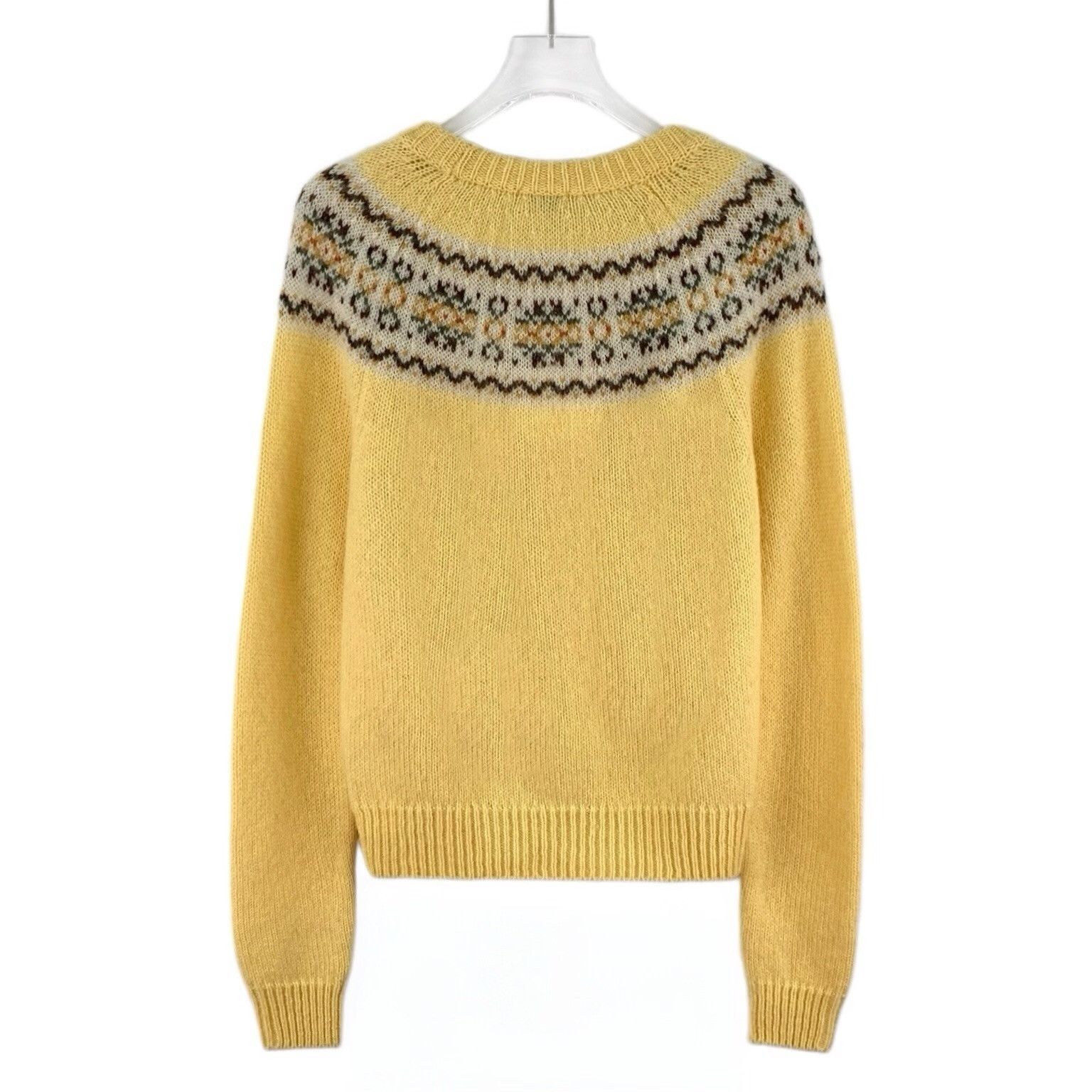 Celine Celine Triomphe Fair Isle Wool Sweater S Size US S / EU 44-46 / 1 - 3 Thumbnail