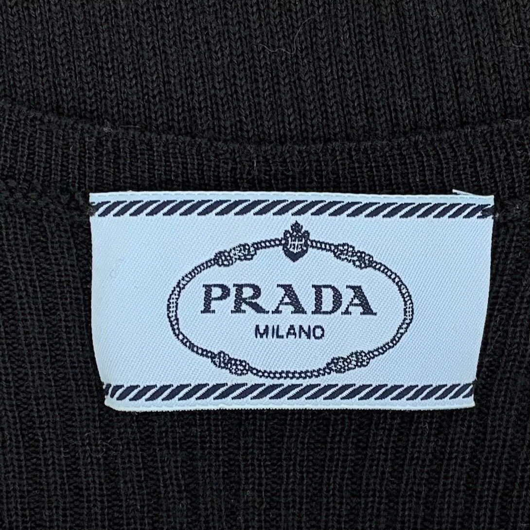 Prada Prada Logo Intarsia Wool Silk Sweater IT 40 Size S / US 4 / IT 40 - 7 Thumbnail