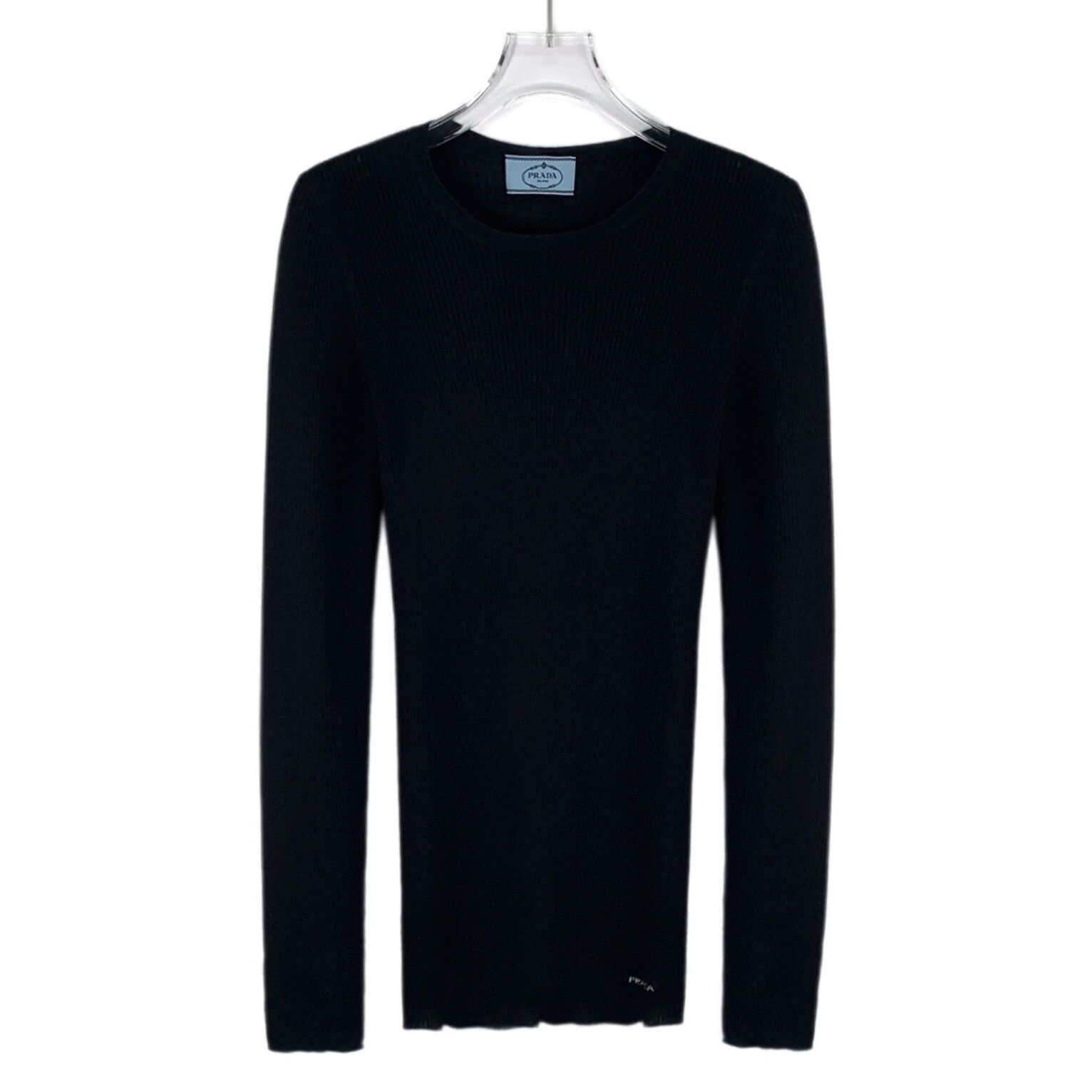 Prada Prada Logo Intarsia Wool Silk Sweater IT 40 Size S / US 4 / IT 40 - 2 Thumbnail