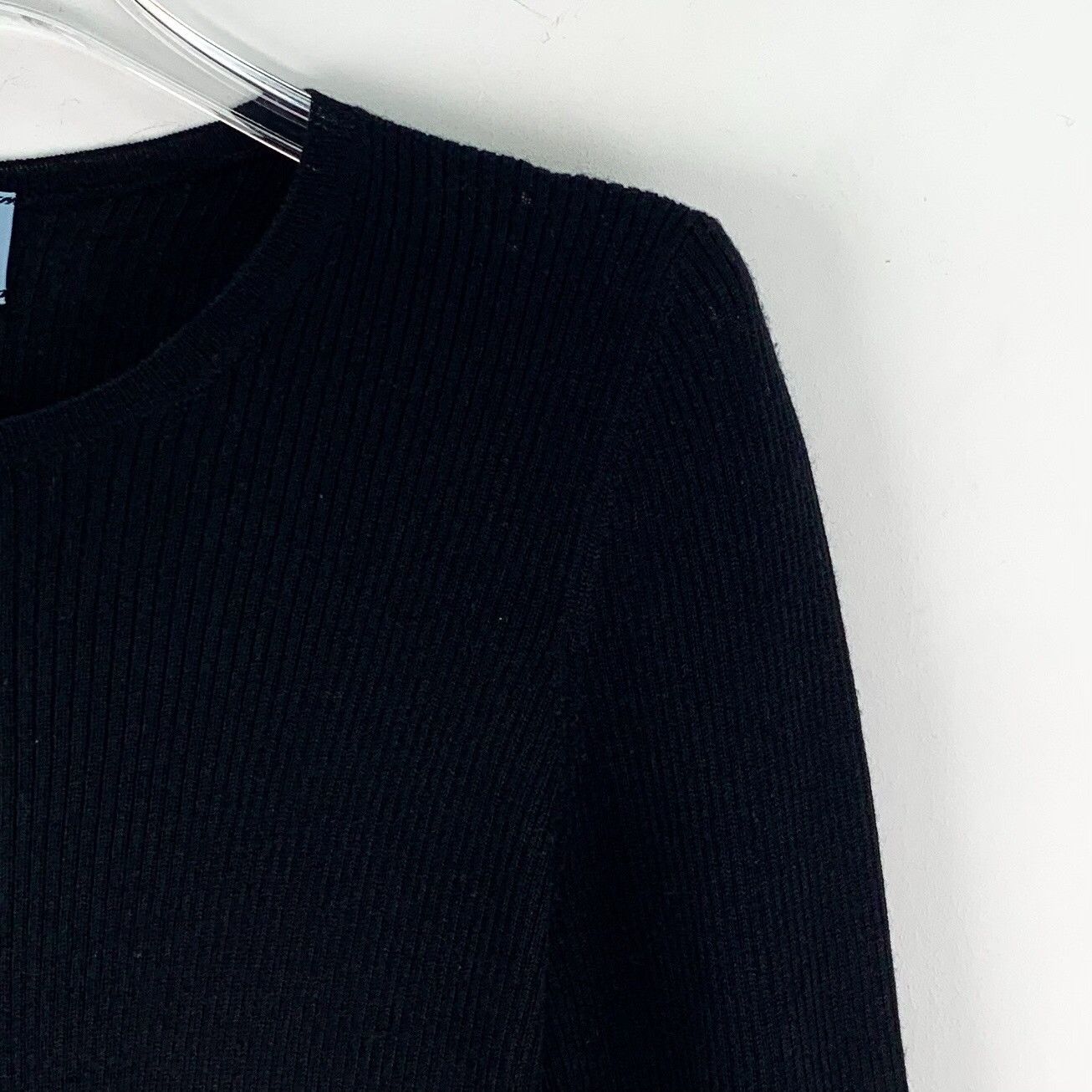 Prada Prada Logo Intarsia Wool Silk Sweater IT 40 Size S / US 4 / IT 40 - 4 Thumbnail