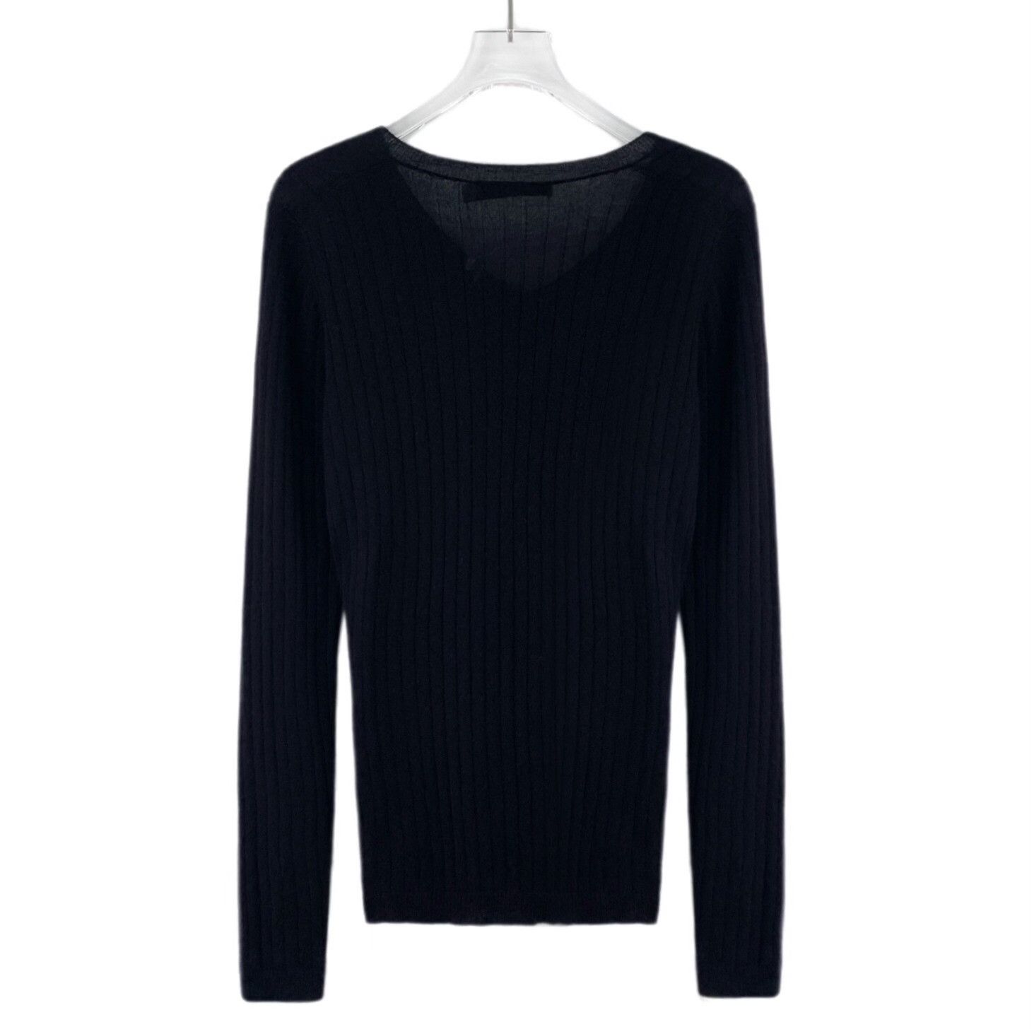 Dior Dior Ribbed Cashmere Silk V-Neck Sweater 40 Size M / US 6-8 / IT 42-44 - 3 Thumbnail