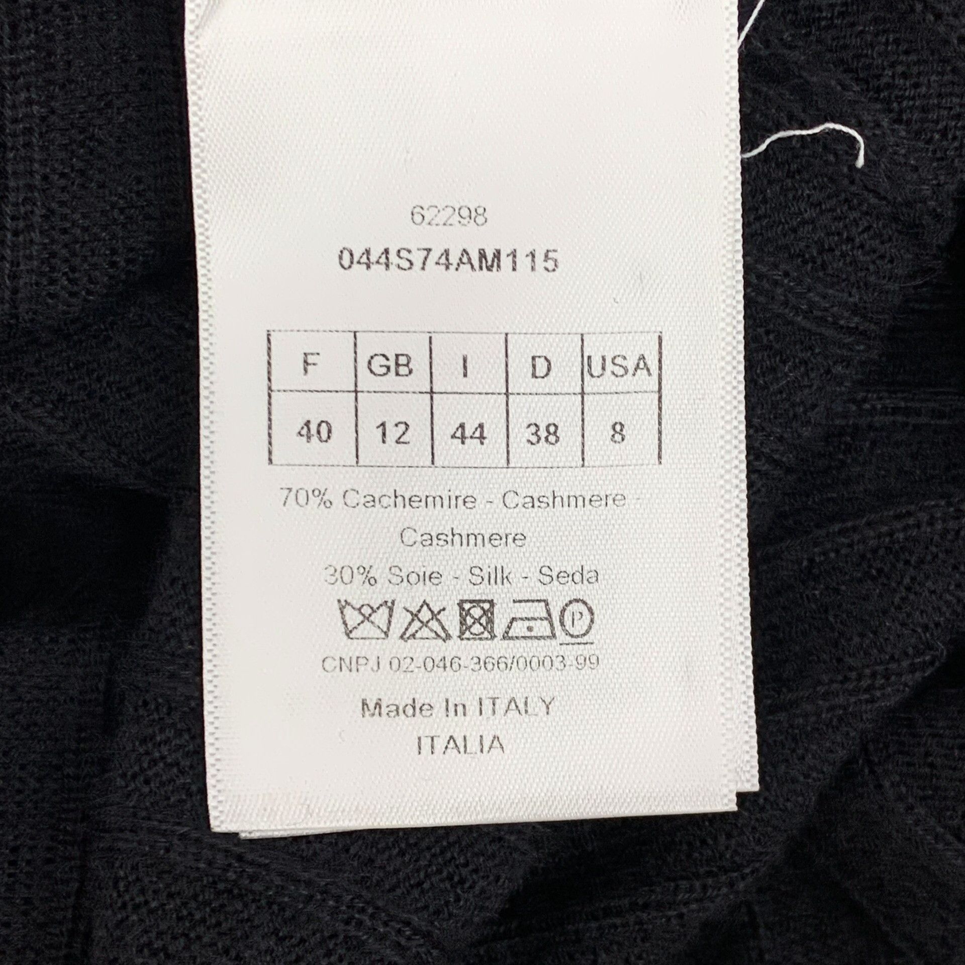Dior Dior Ribbed Cashmere Silk V-Neck Sweater 40 Size M / US 6-8 / IT 42-44 - 7 Thumbnail