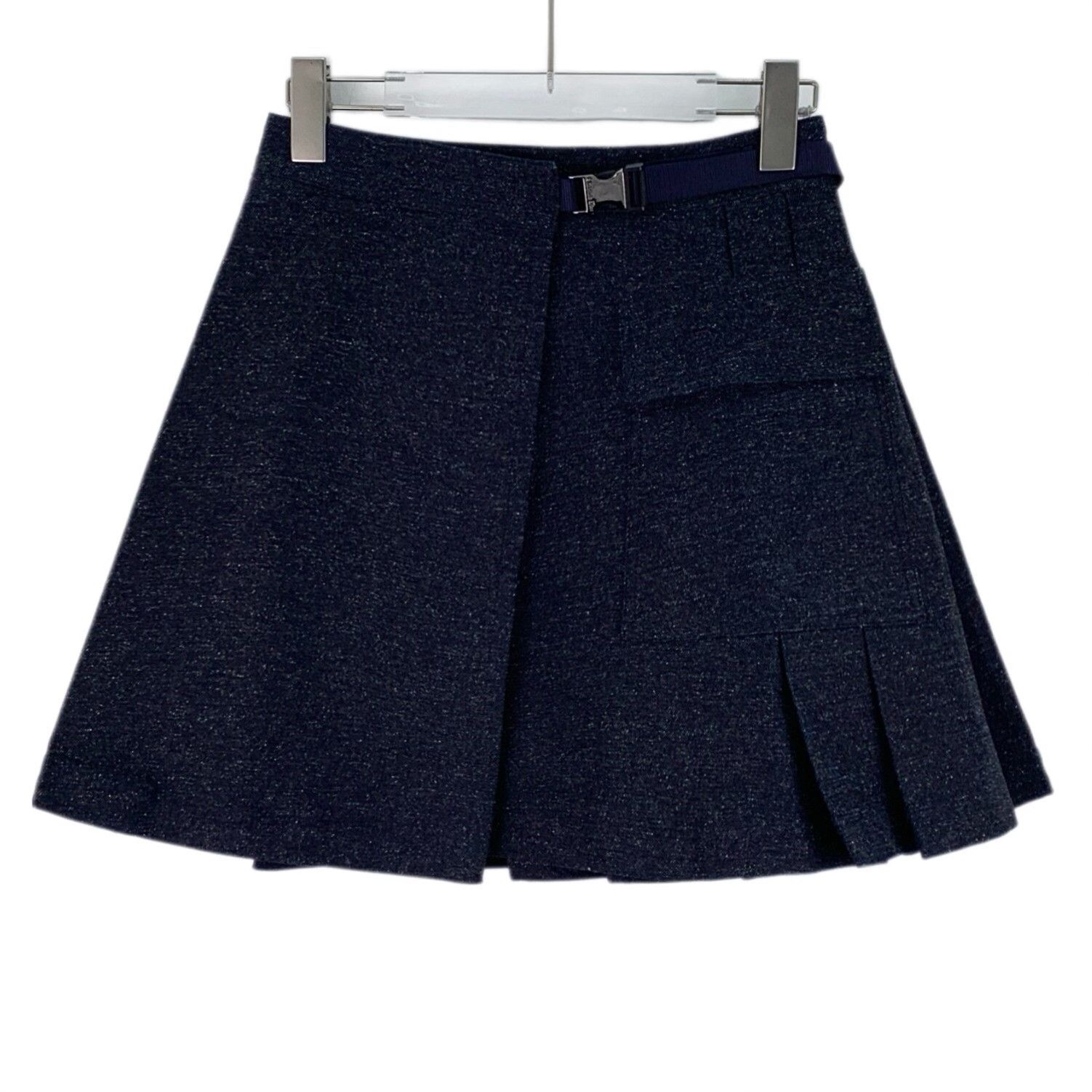 Dior Dior Pleated Cotton Shimmer Mini Skirt 36 Size 26" / US 2 / IT 38 - 2 Thumbnail