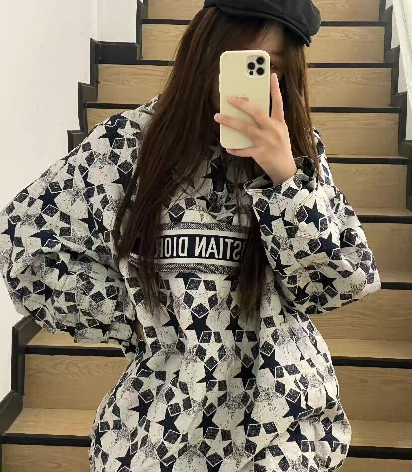 Dior Dior Star Print Hooded Anorak S Size S / US 4 / IT 40 - 10 Thumbnail