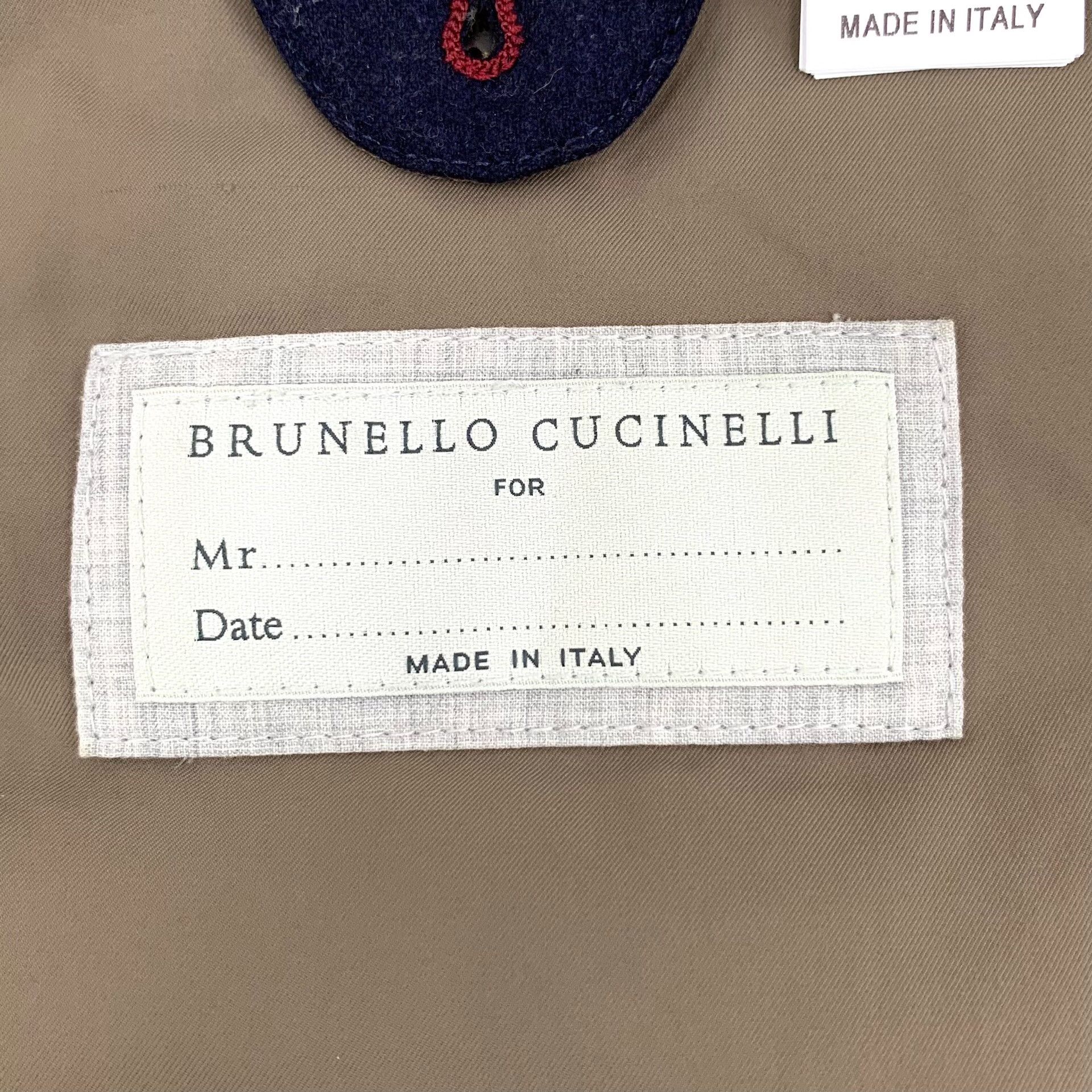 Brunello Cucinelli Brunello Cucinelli Wool Blend Down Vest XL Size US XL / EU 56 / 4 - 7 Thumbnail