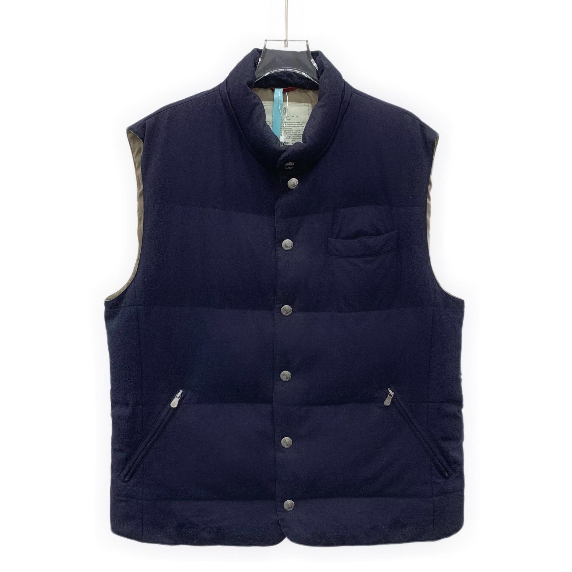 Brunello Cucinelli Brunello Cucinelli Wool Blend Down Vest XL Size US XL / EU 56 / 4 - 2 Thumbnail