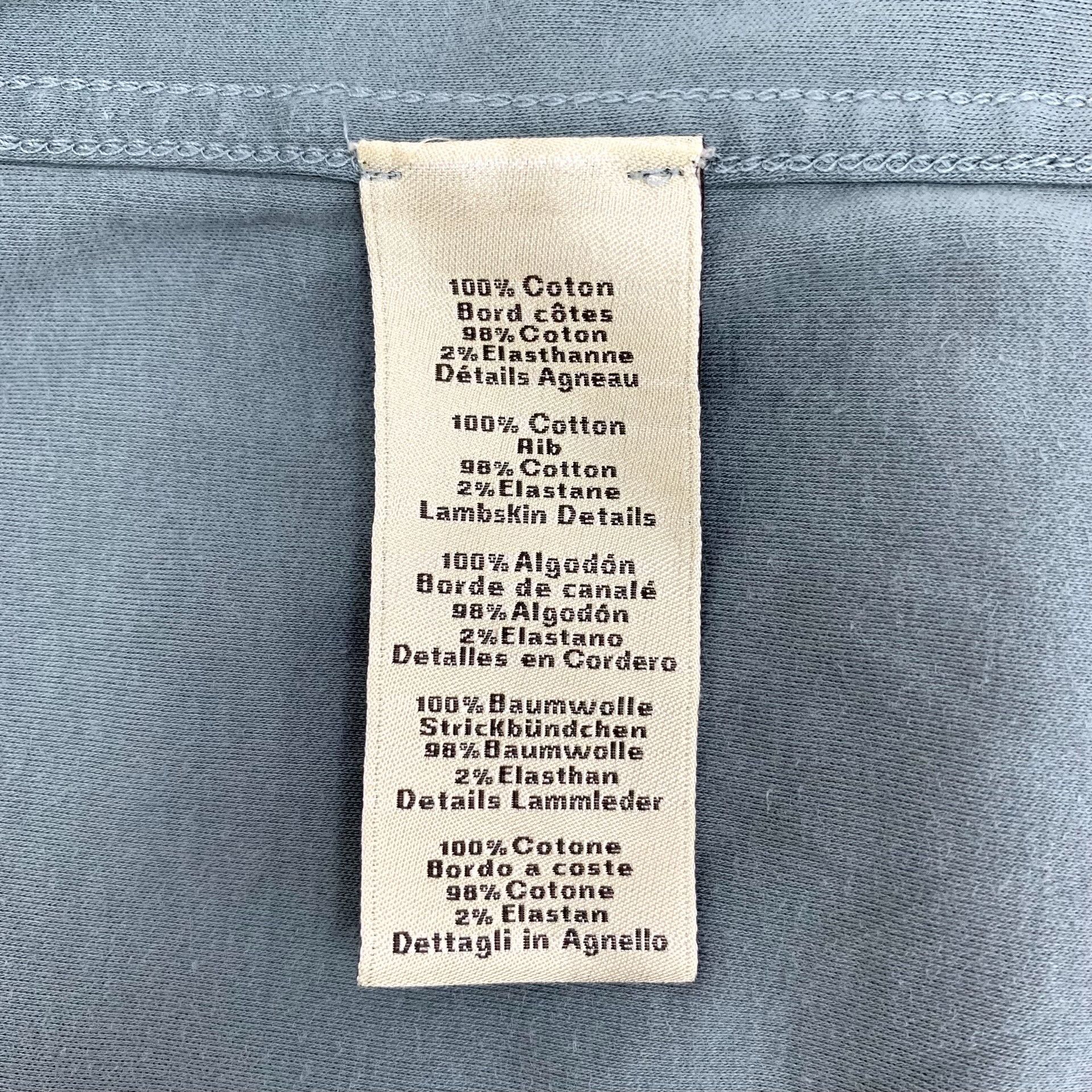 Hermes Hermes Embroidered Cotton T-Shirt Size L Size US L / EU 52-54 / 3 - 7 Thumbnail