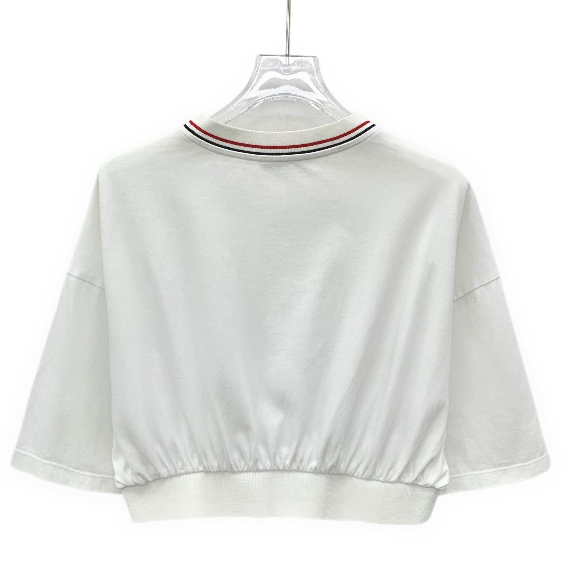 Miu Miu Miu Miu Logo Patch Ringer T-Shirt Size M Size M / US 6-8 / IT 42-44 - 3 Thumbnail