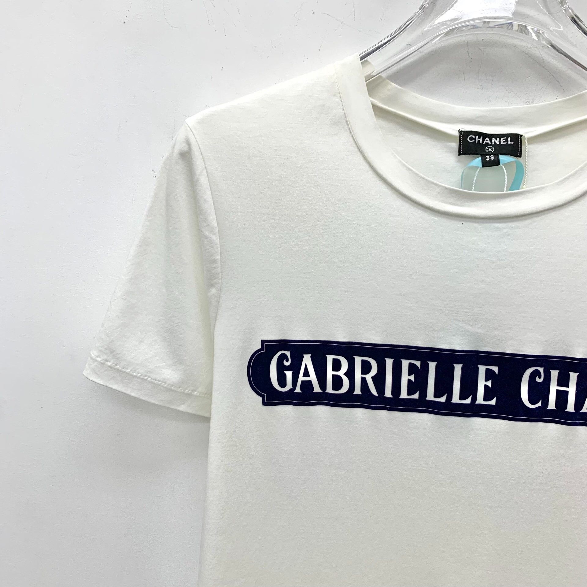 Chanel Chanel Gabrielle Logo Print T-Shirt 38 Size S / US 4 / IT 40 - 4 Thumbnail