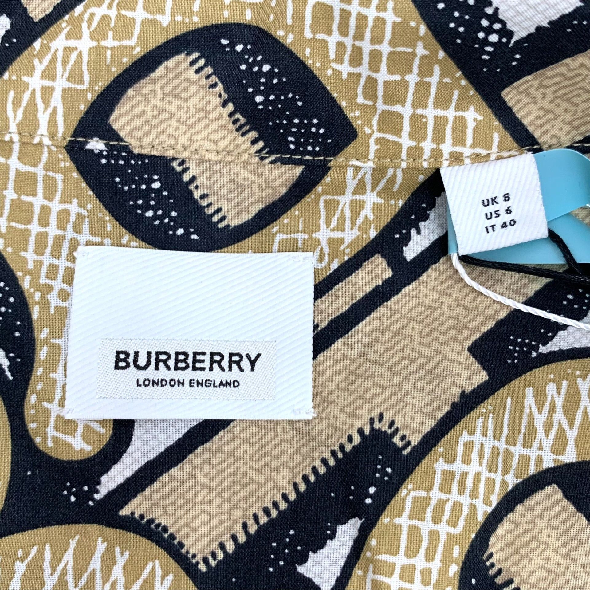 Burberry Burberry TB Monogram Button Up Shirt IT 40 Size S / US 4 / IT 40 - 6 Thumbnail