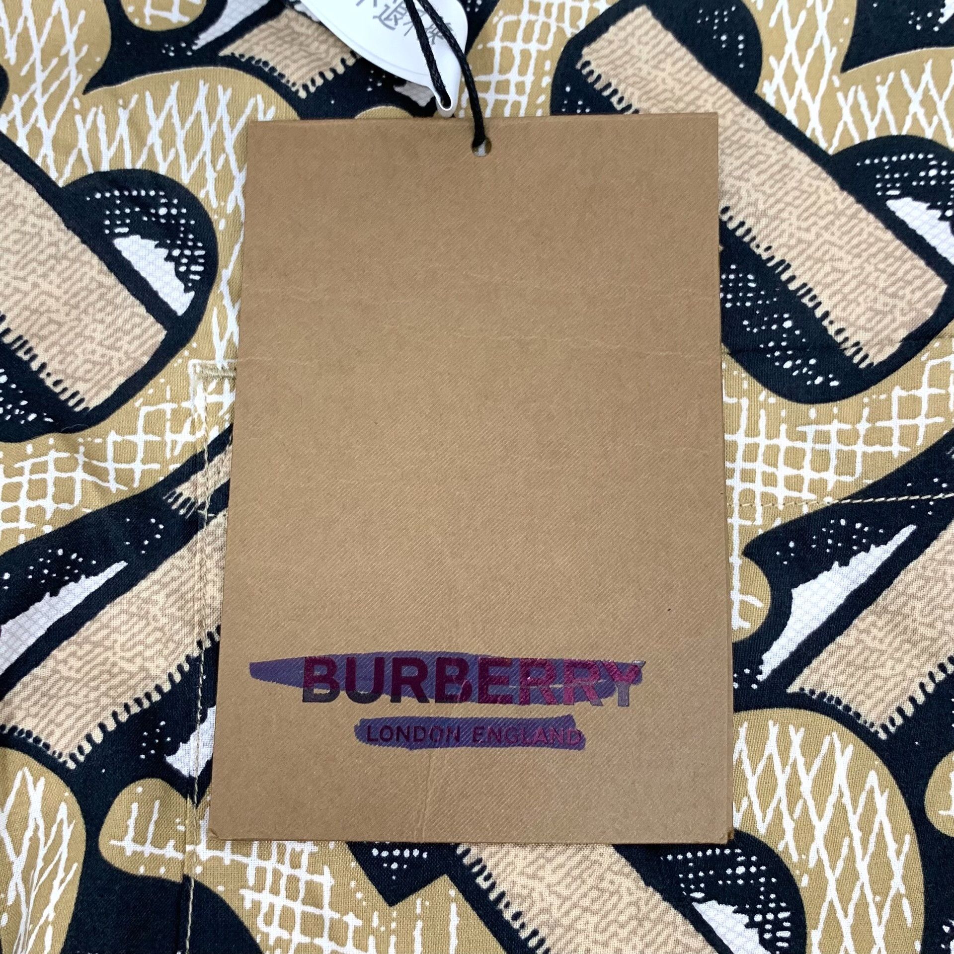 Burberry Burberry TB Monogram Button Up Shirt IT 40 Size S / US 4 / IT 40 - 7 Thumbnail