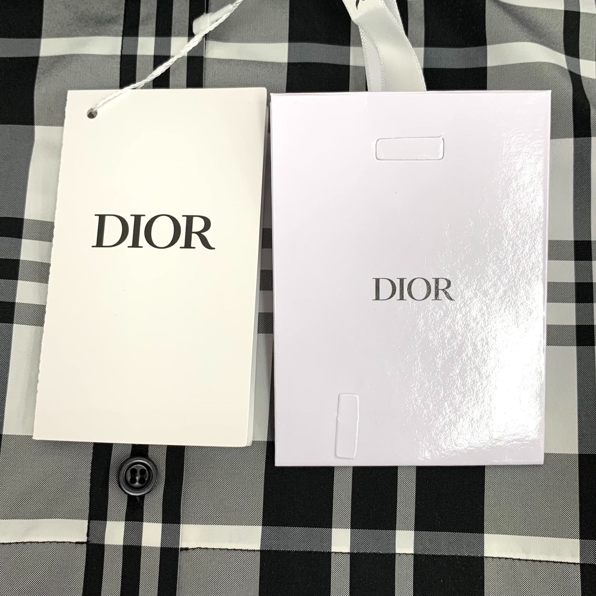 Dior Dior Bee Logo Plaid Check Short Sleeve Shirt FR 34 Size XS / US 0-2 / IT 36-38 - 8 Thumbnail
