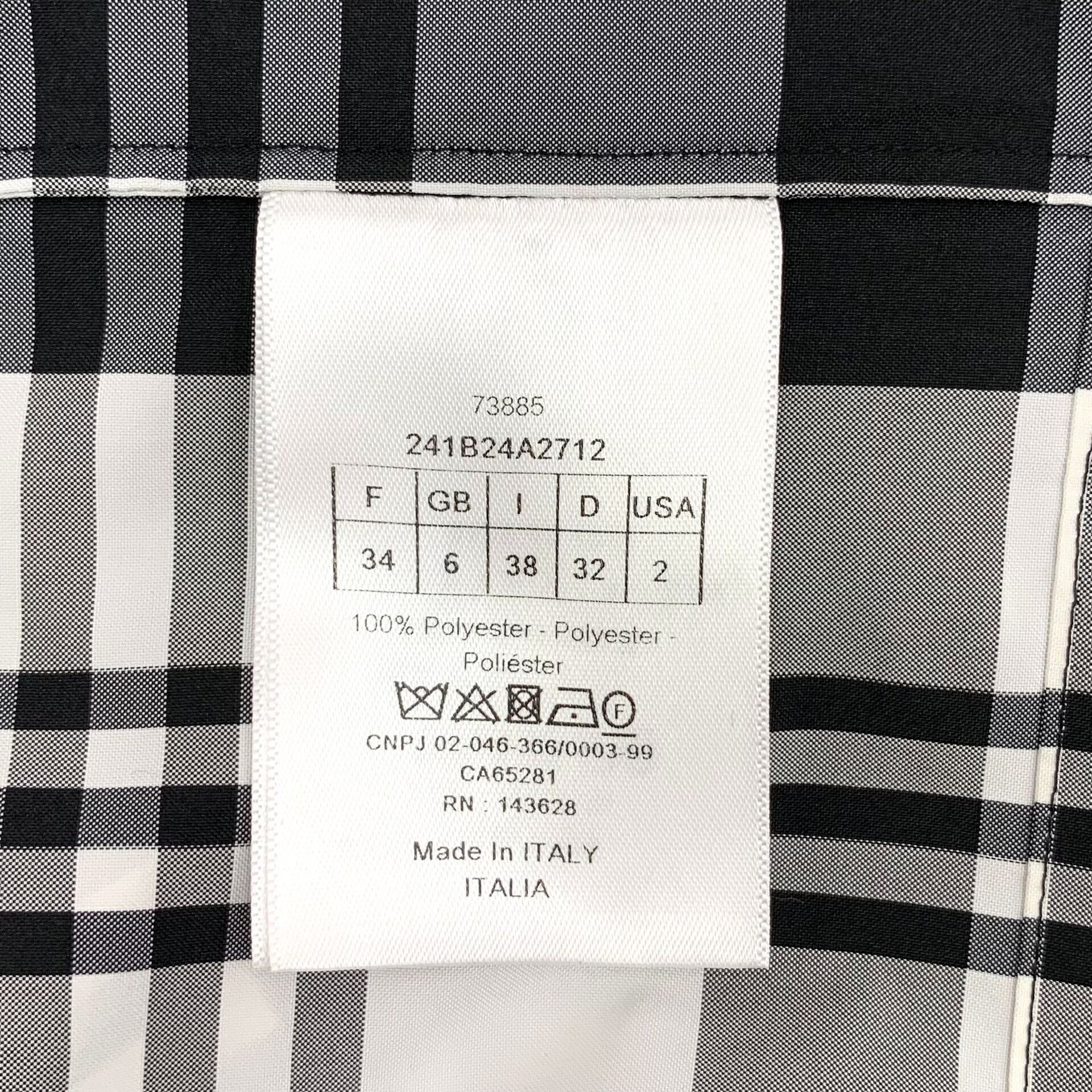 Dior Dior Bee Logo Plaid Check Short Sleeve Shirt FR 34 Size XS / US 0-2 / IT 36-38 - 9 Thumbnail