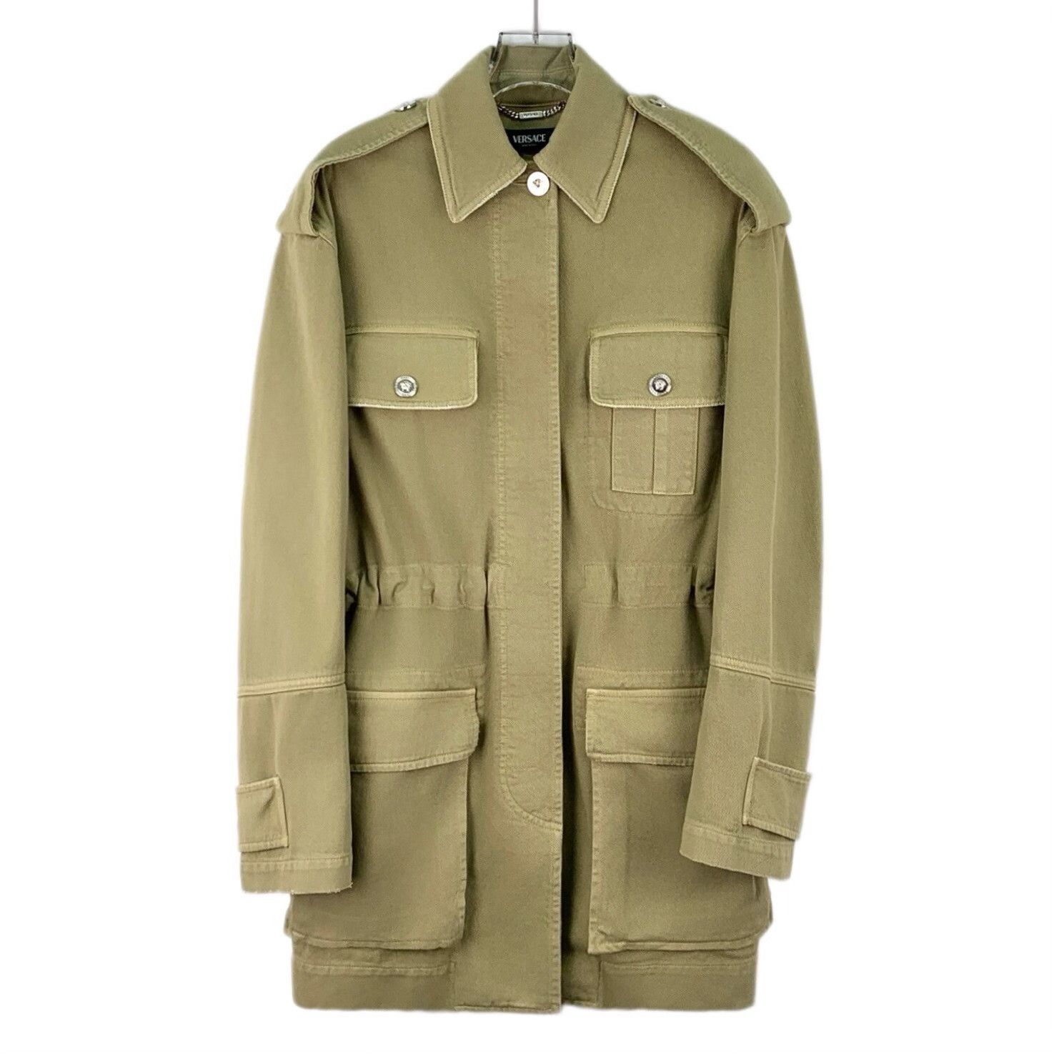 Versace Versace Cotton Utility Field Jacket IT 36 Size XS / US 0-2 / IT 36-38 - 2 Thumbnail