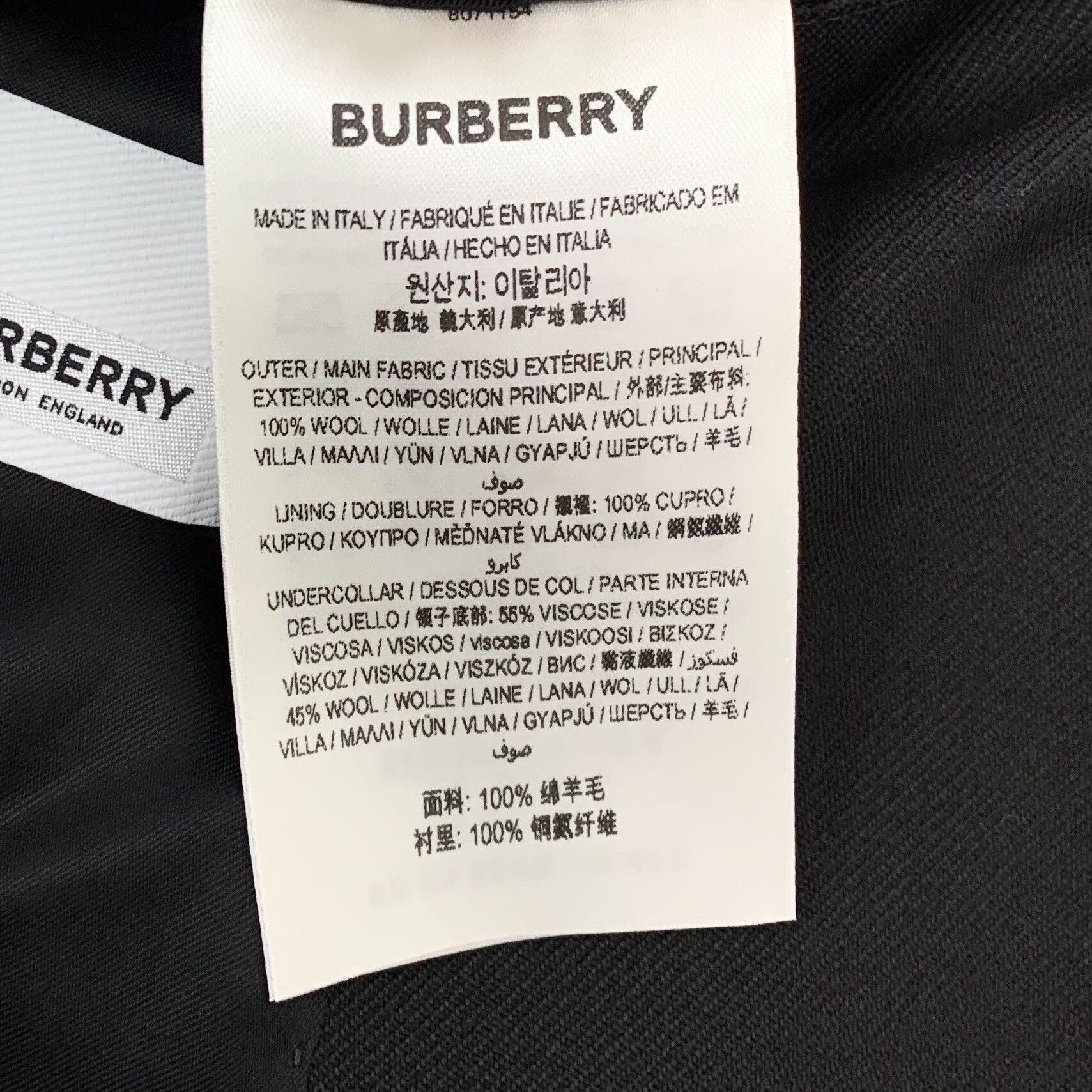 Burberry Burberry Wool Tailored Blazer IT 40 Size S / US 4 / IT 40 - 7 Thumbnail