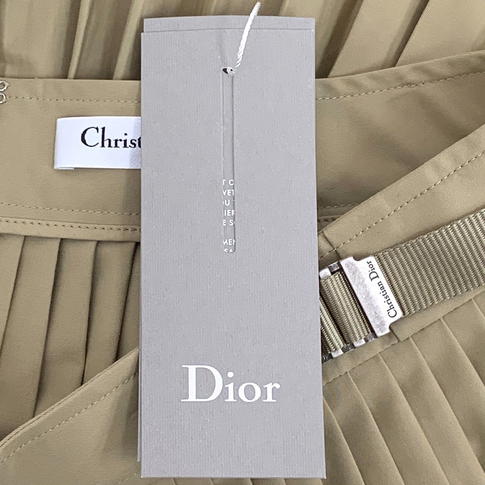 Dior Dior Pleated Cotton Mini Skirt FR 42 Size 30" / US 8 / IT 44 - 9 Thumbnail