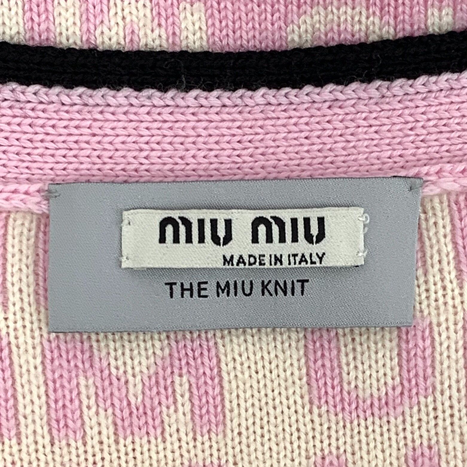 Miu Miu Miu Miu Logo Monogram Wool Cardigan IT 38 Size XS / US 0-2 / IT 36-38 - 6 Thumbnail