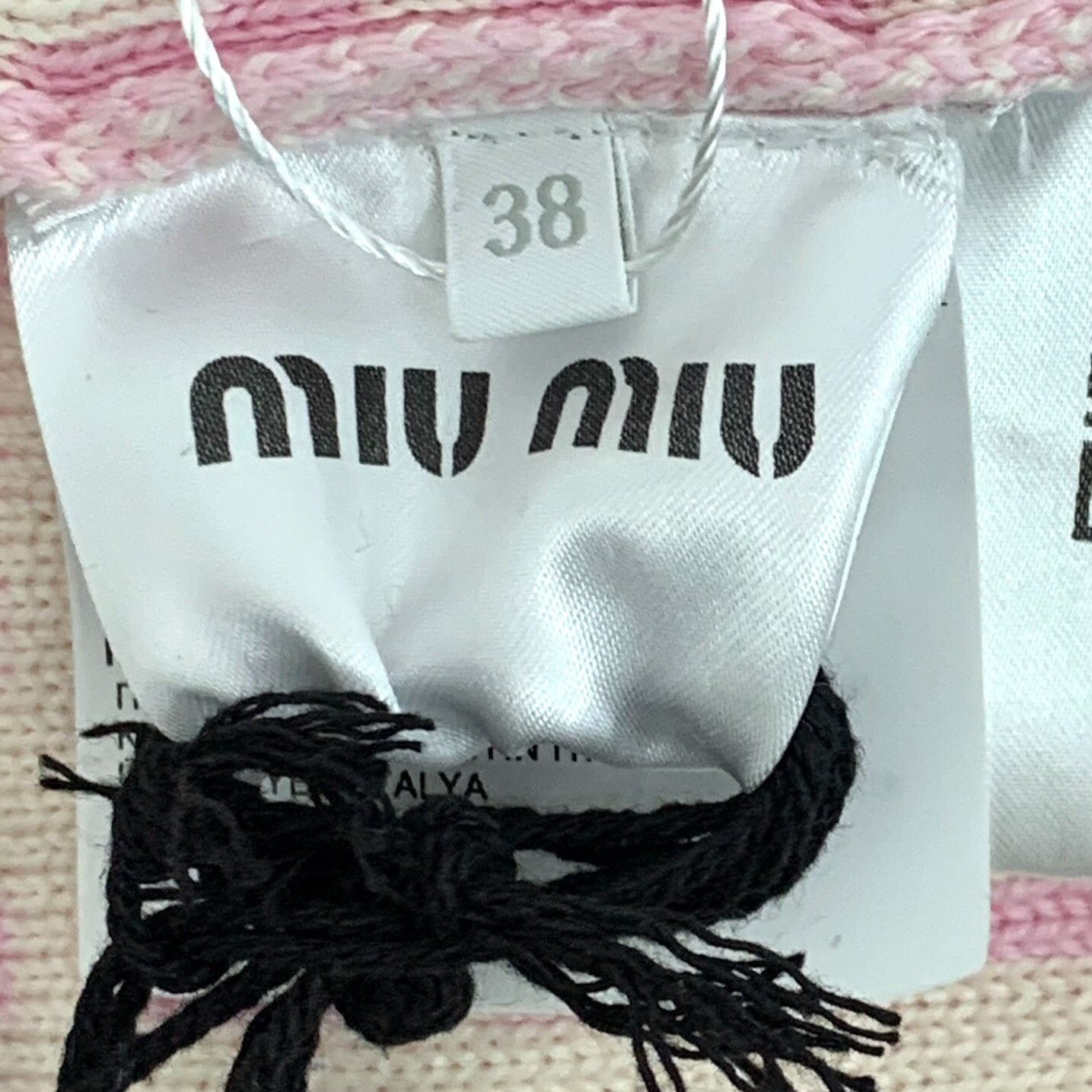 Miu Miu Miu Miu Logo Monogram Wool Cardigan IT 38 Size XS / US 0-2 / IT 36-38 - 7 Thumbnail