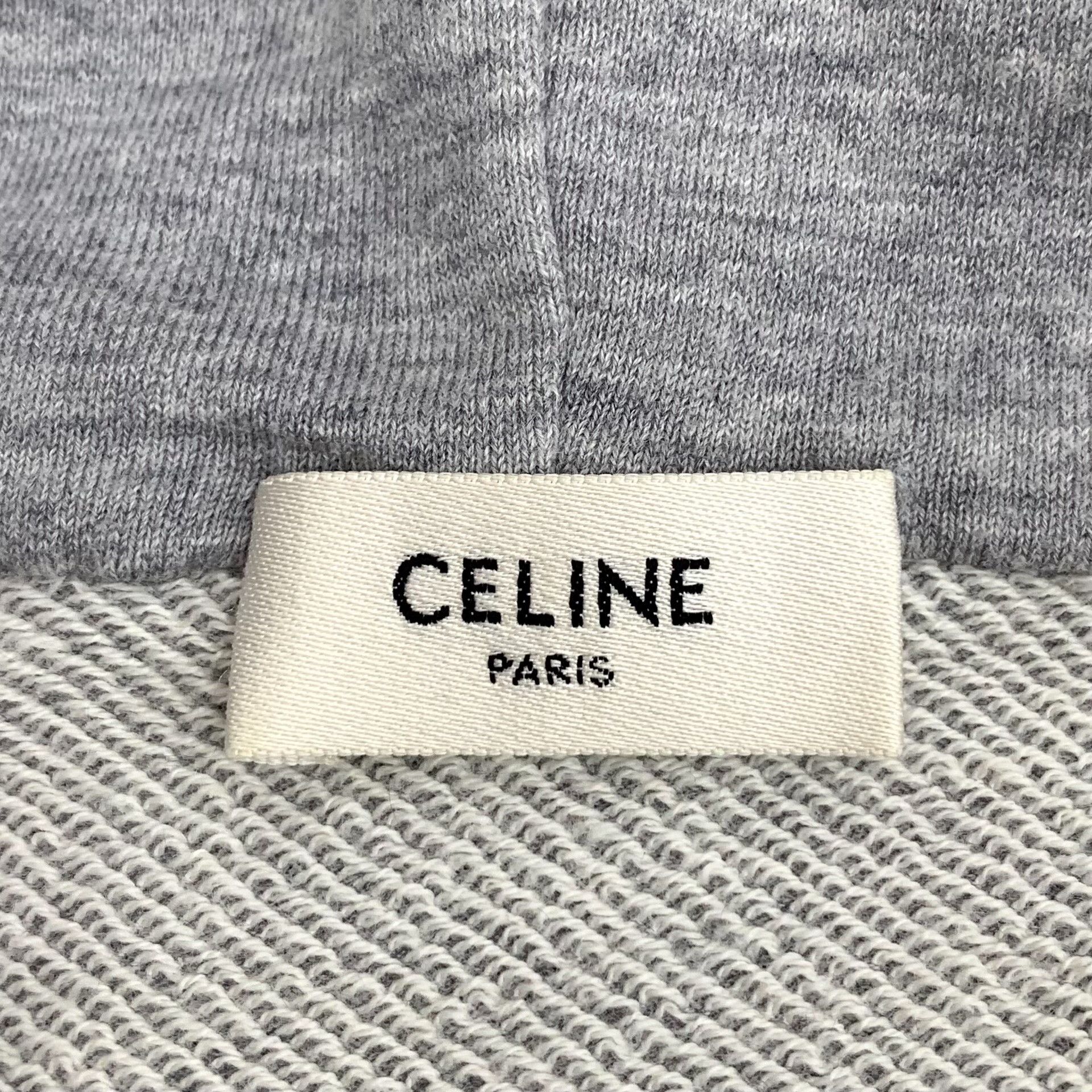 Celine Celine Logo Patch Cotton Cashmere Hoodie Size S Size US S / EU 44-46 / 1 - 6 Thumbnail