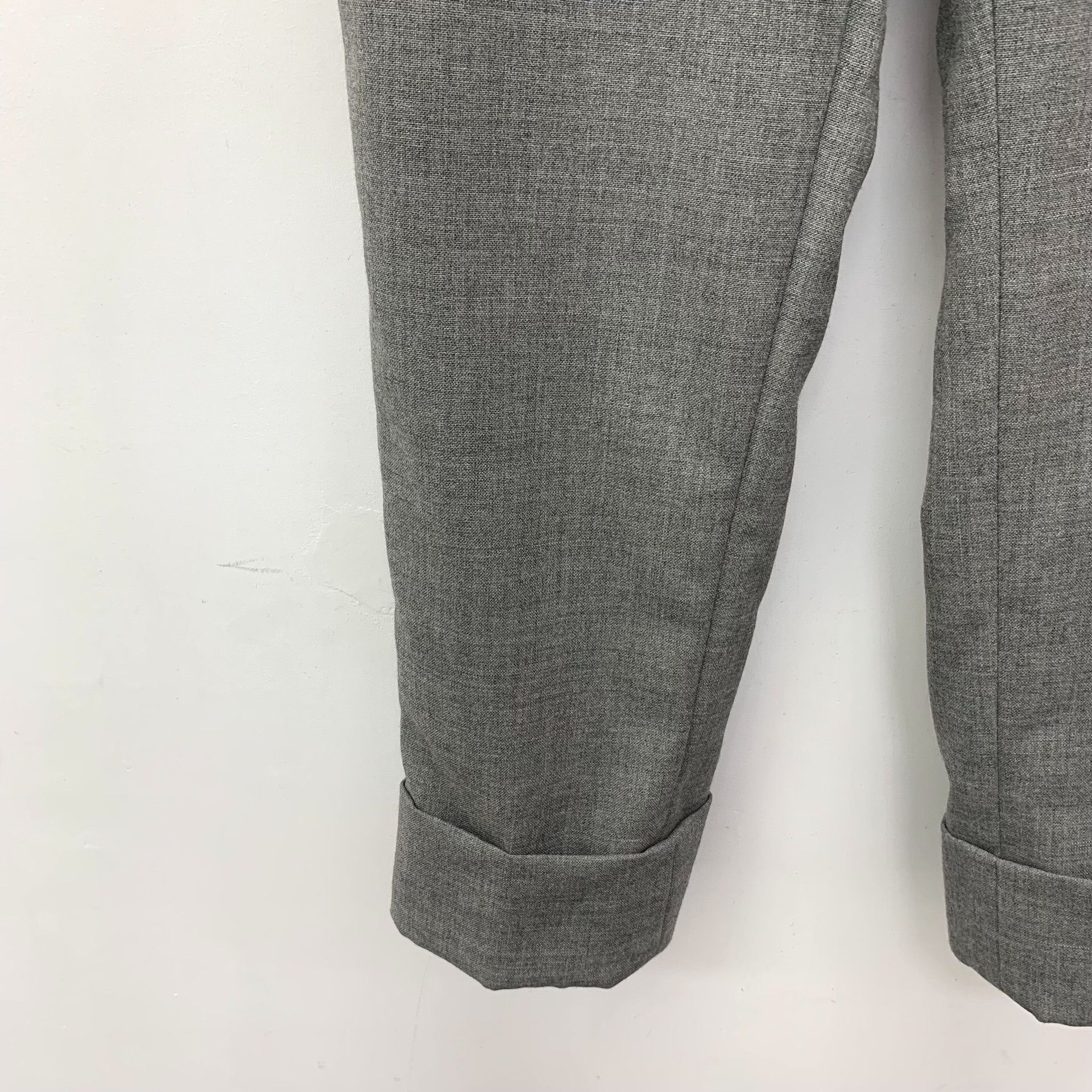 Thom Browne Thom Browne Grey Wool Trousers IT 38 Size 26" / US 2 / IT 38 - 6 Thumbnail