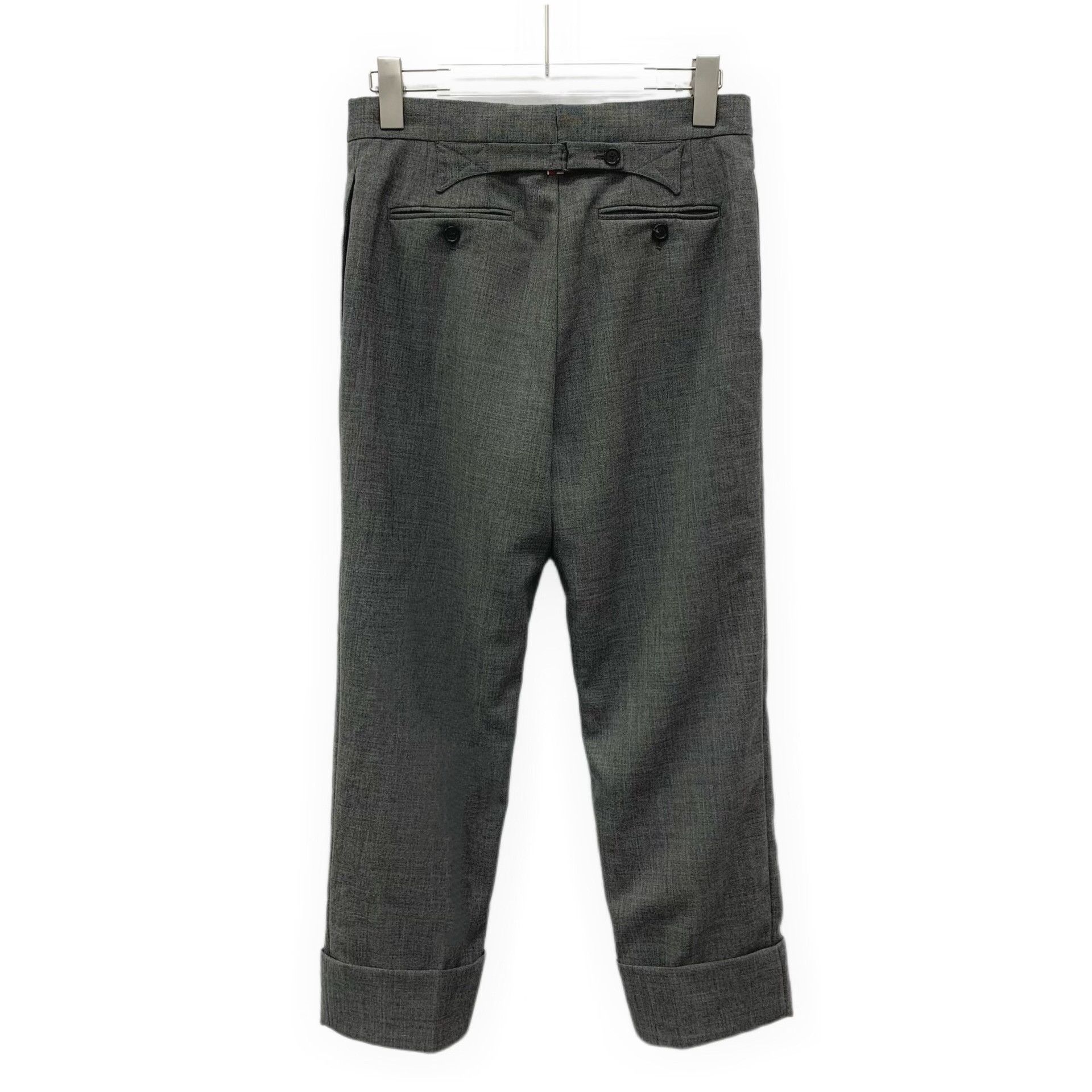 Thom Browne Thom Browne Grey Wool Trousers IT 38 Size 26" / US 2 / IT 38 - 3 Thumbnail