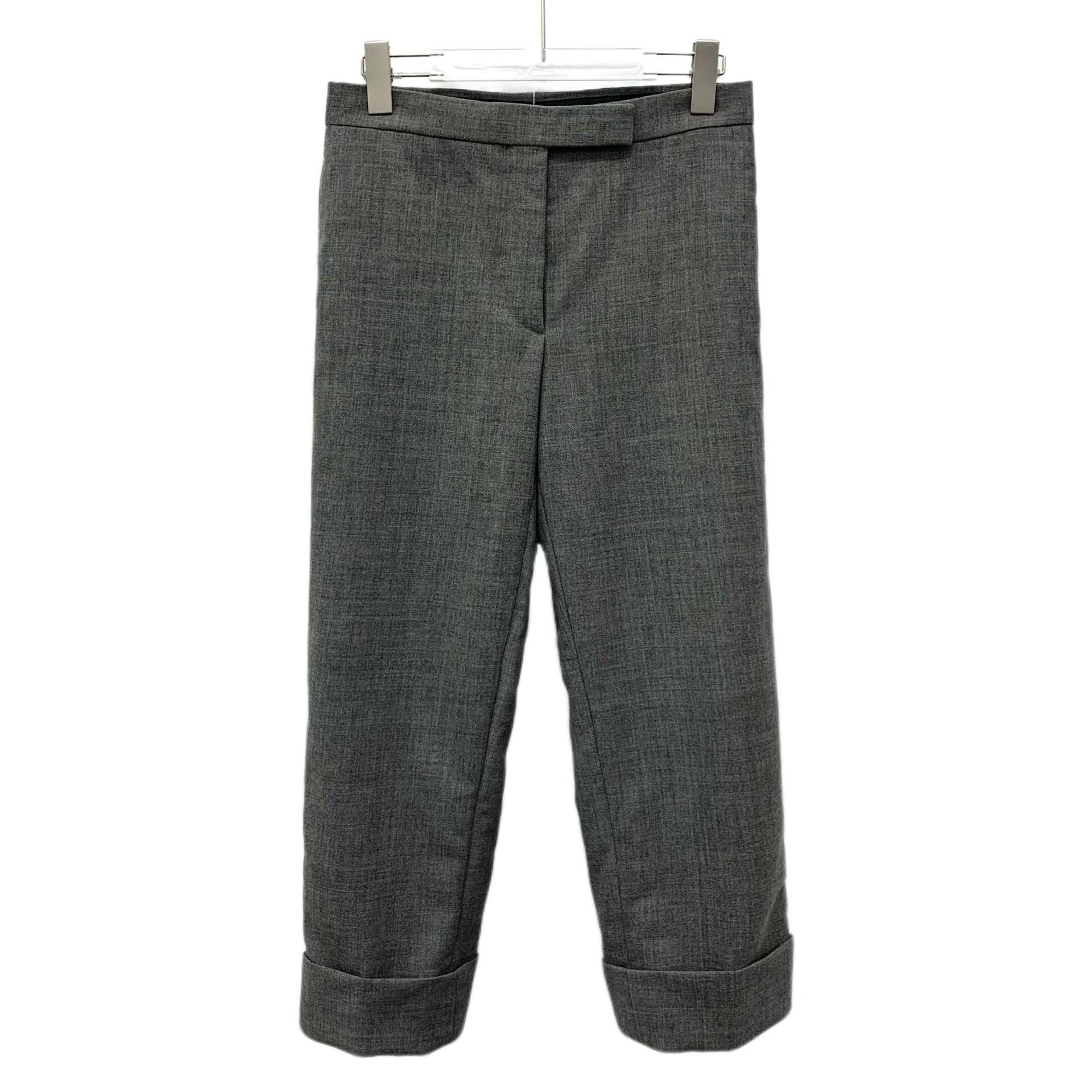 Thom Browne Thom Browne Grey Wool Trousers IT 38 Size 26" / US 2 / IT 38 - 2 Thumbnail