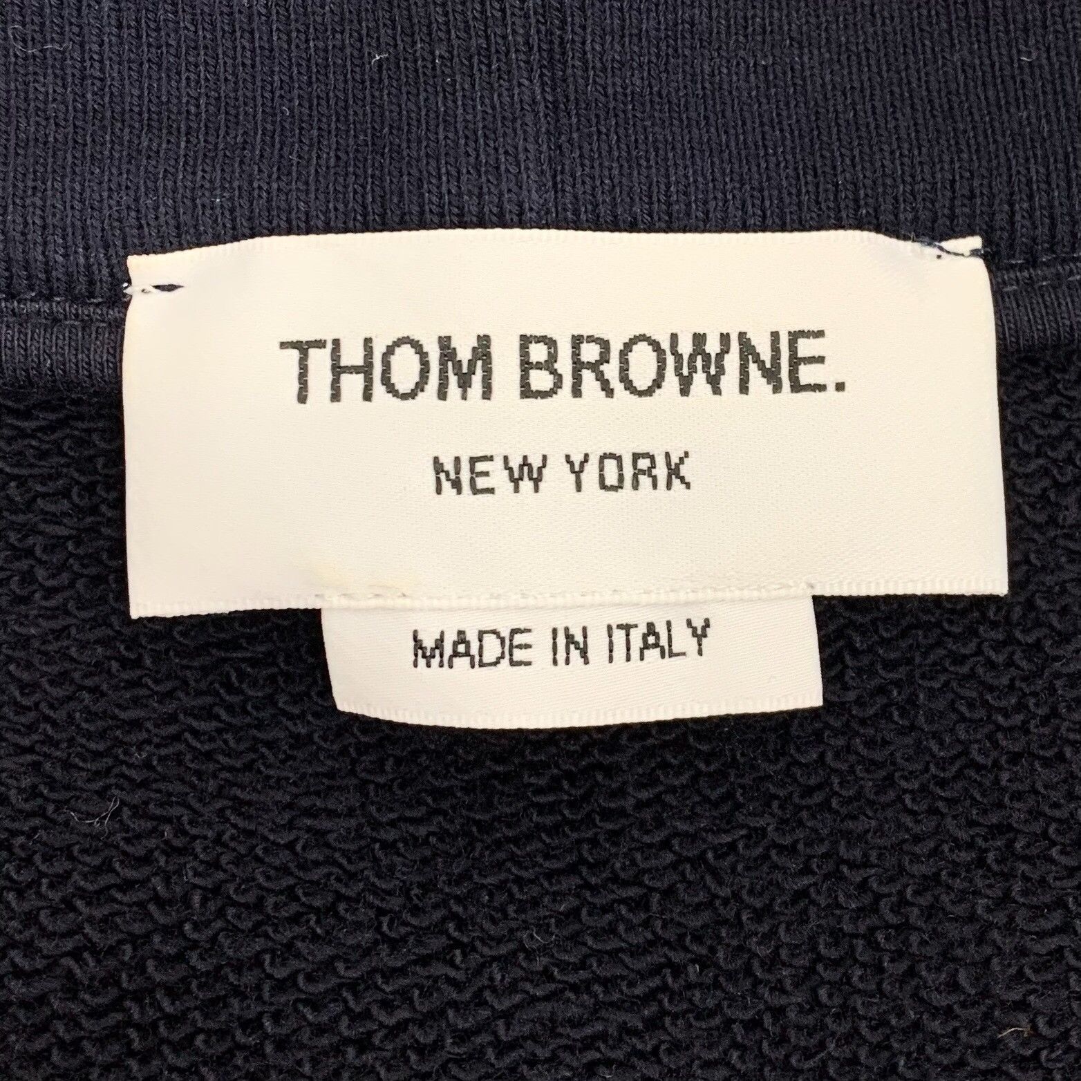 Thom Browne Thom Browne 4-Bar Navy Cotton Midi Skirt IT 40 Size 27" / US 4 / IT 40 - 6 Thumbnail