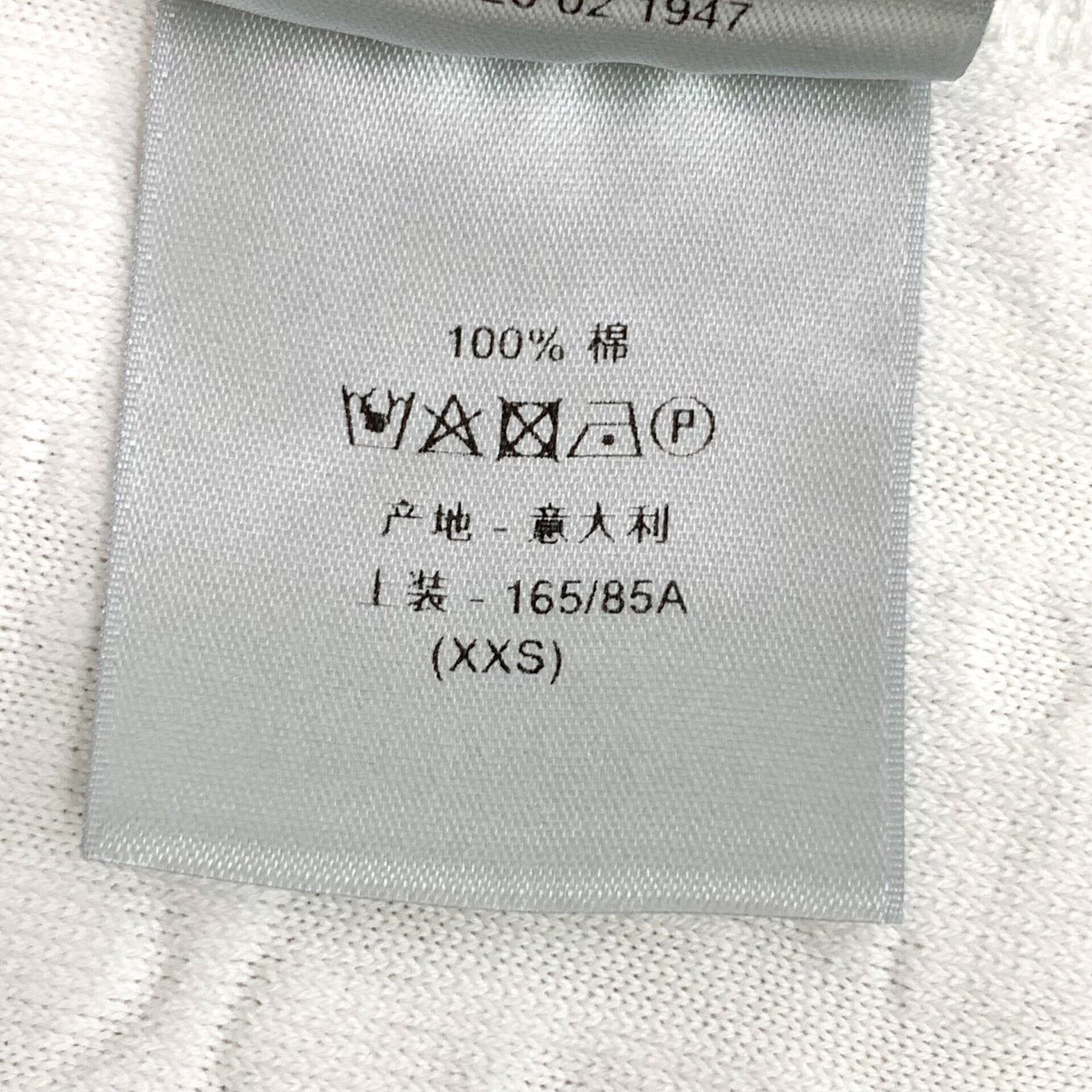 Dior Dior Oblique Monogram Cotton T-Shirt XXS Size US XXS / EU 40 - 10 Thumbnail