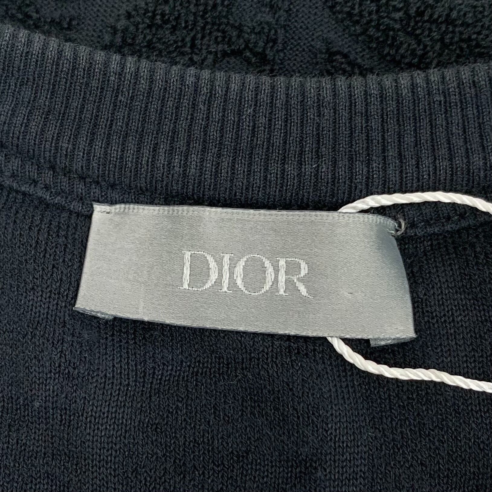 Dior Dior Oblique Terry Cotton T-Shirt Size S Size US S / EU 44-46 / 1 - 6 Thumbnail