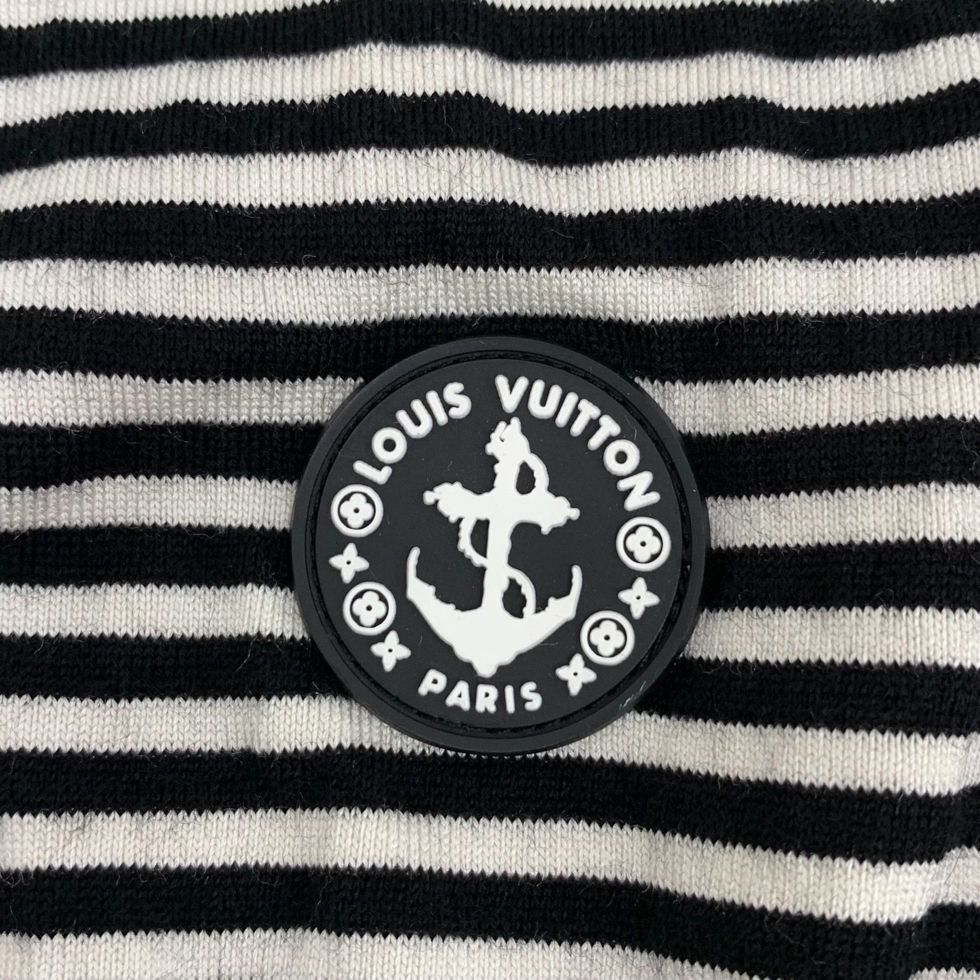 Louis Vuitton Louis Vuitton Striped Knit Short Sleeve Top L Size L / US 10 / IT 46 - 6 Thumbnail