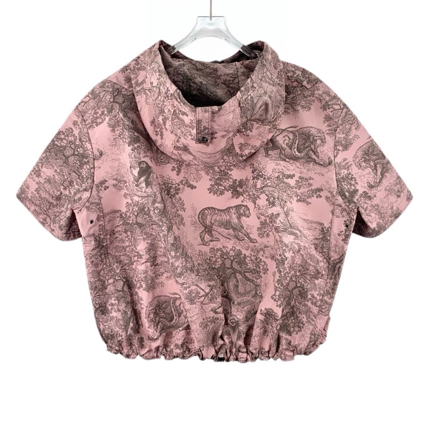 Dior Dior Pink Animal Print Hooded Jacket L Size L / US 10 / IT 46 - 3 Thumbnail