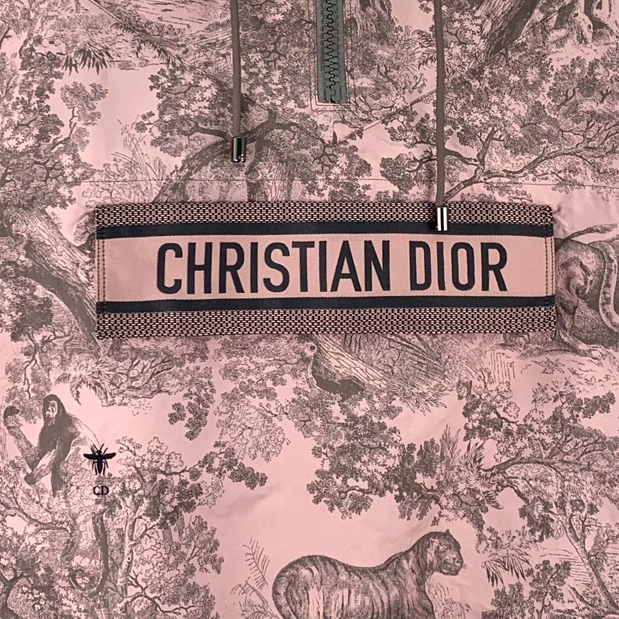Dior Dior Pink Animal Print Hooded Jacket L Size L / US 10 / IT 46 - 5 Thumbnail