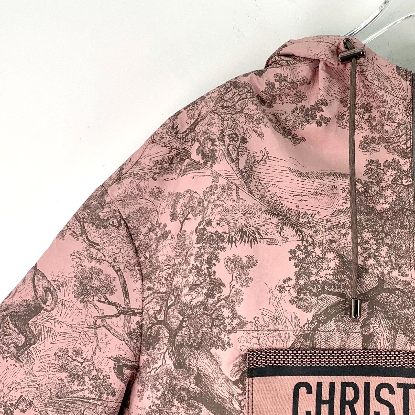 Dior Dior Pink Animal Print Hooded Jacket L Size L / US 10 / IT 46 - 4 Thumbnail