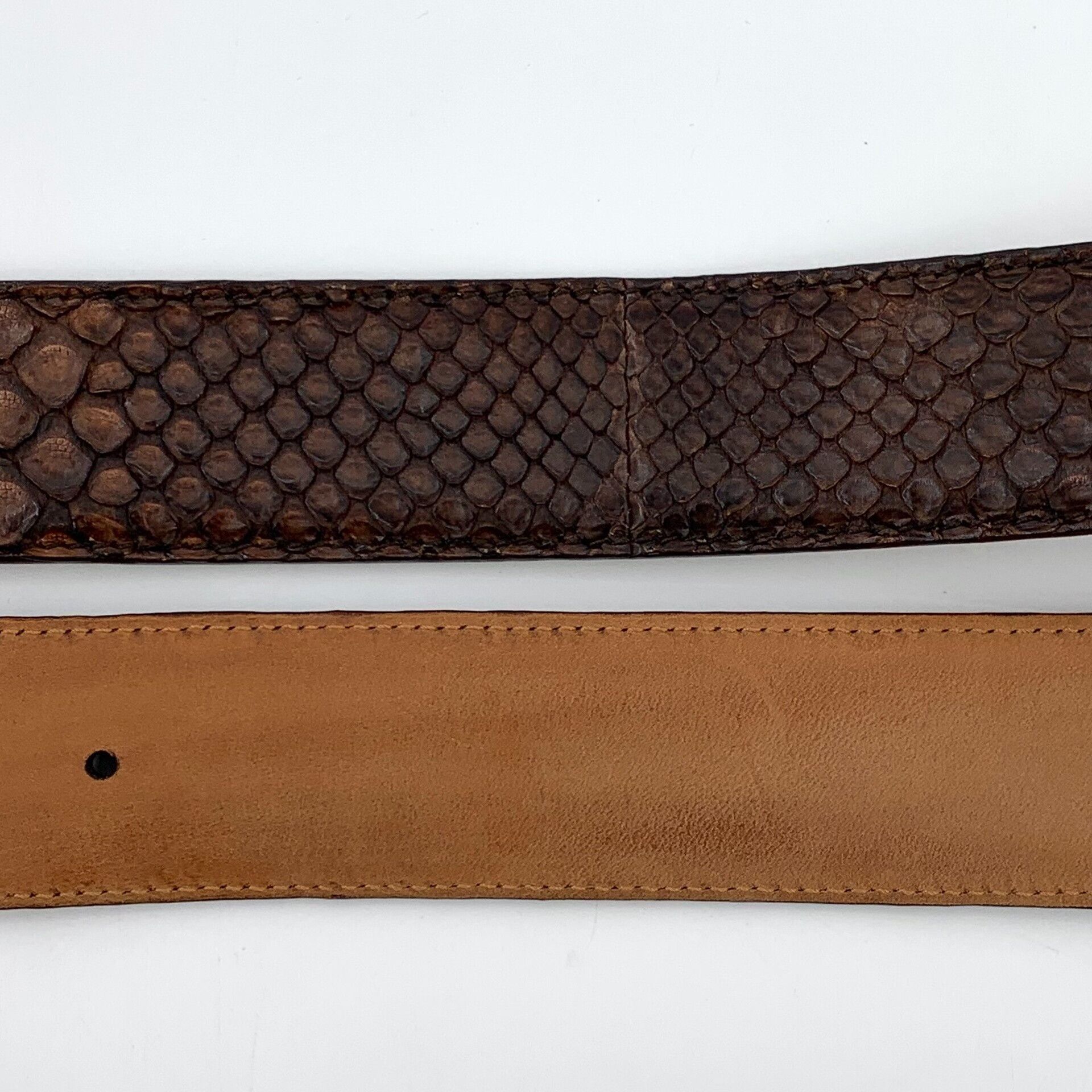 Salvatore Ferragamo Salvatore Ferragamo Python Gancini Belt 40 Size 40 - 7 Thumbnail