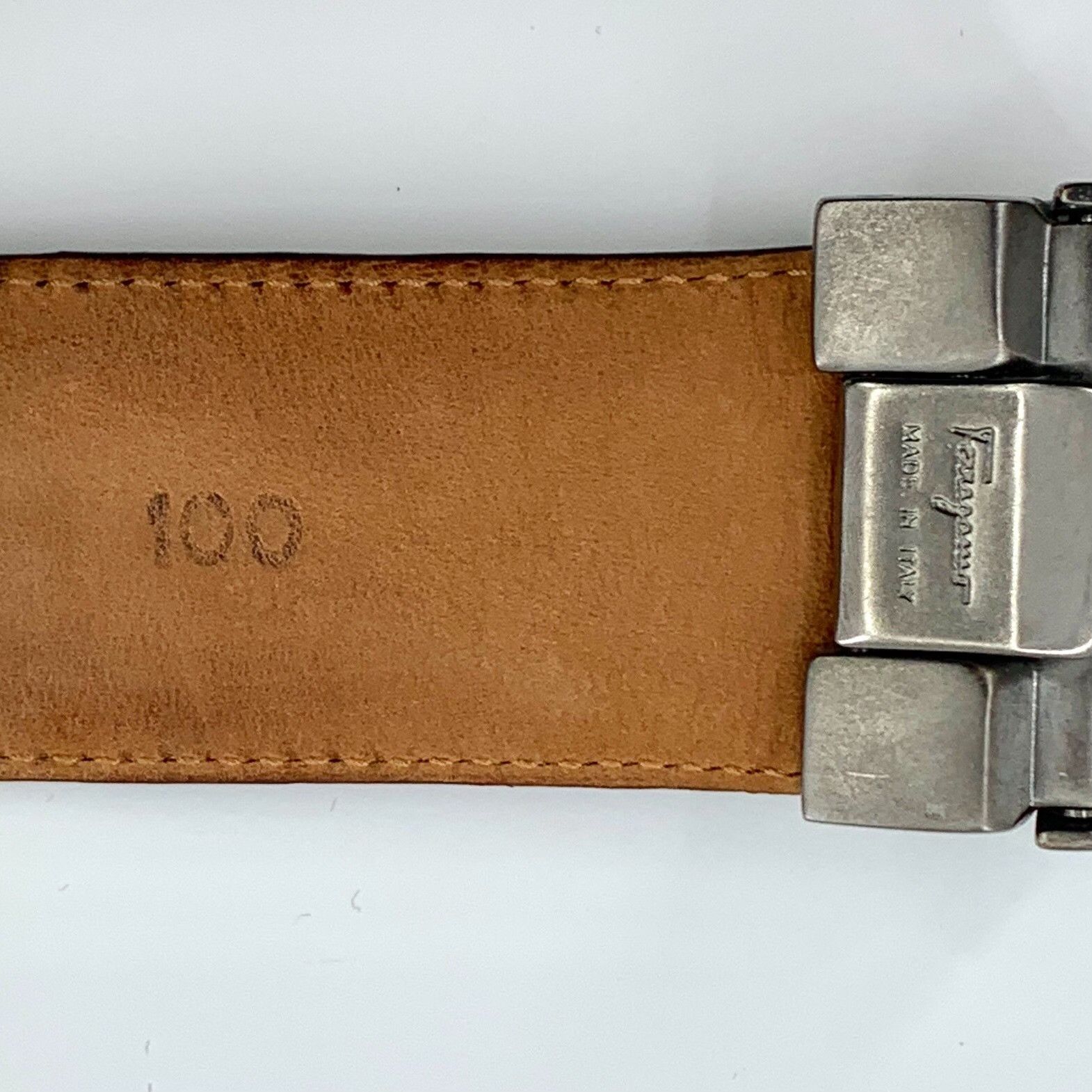 Salvatore Ferragamo Salvatore Ferragamo Python Gancini Belt 40 Size 40 - 9 Thumbnail