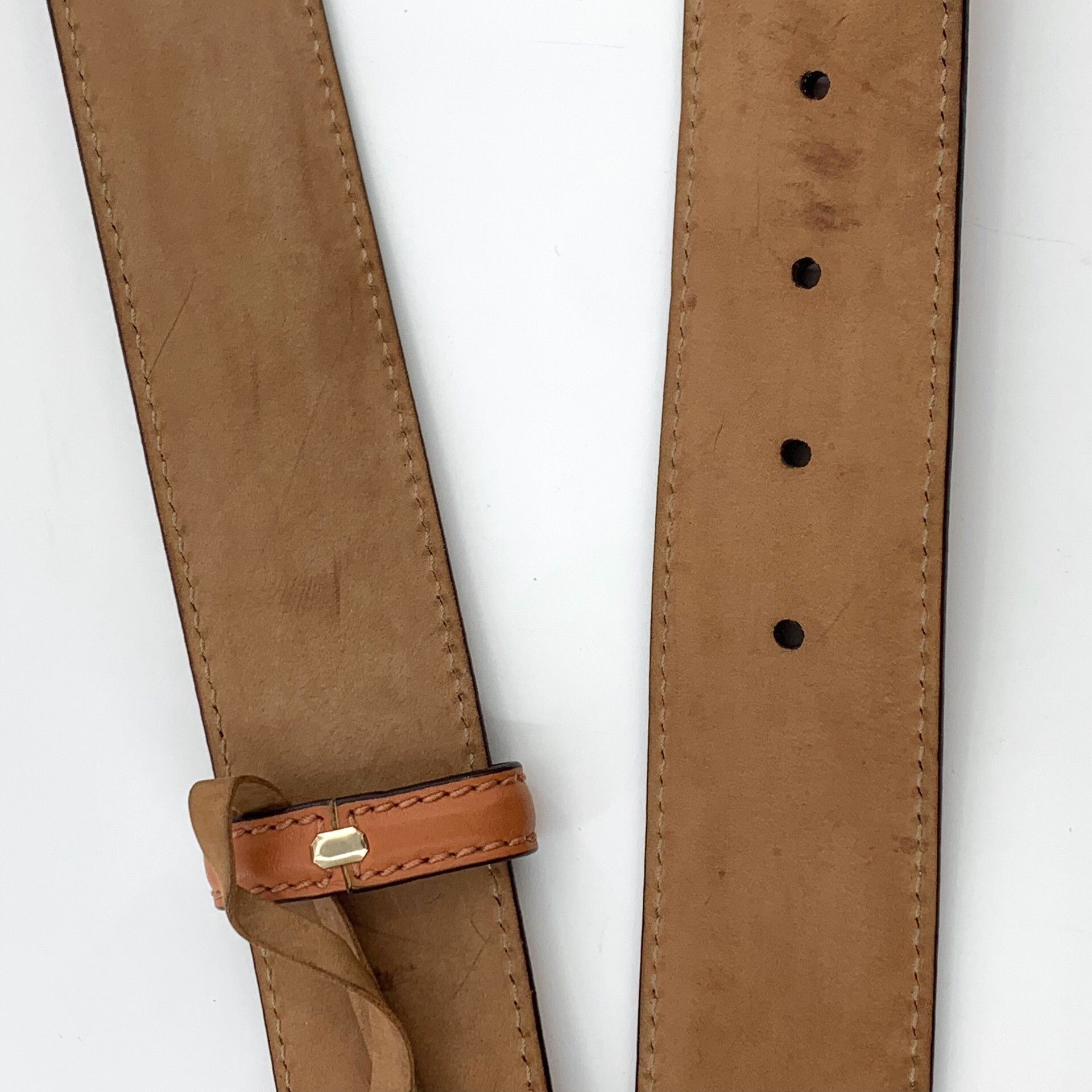 Gucci Gucci Orange Guccissima Leather GG Buckle Belt 36 Size 36 - 10 Thumbnail