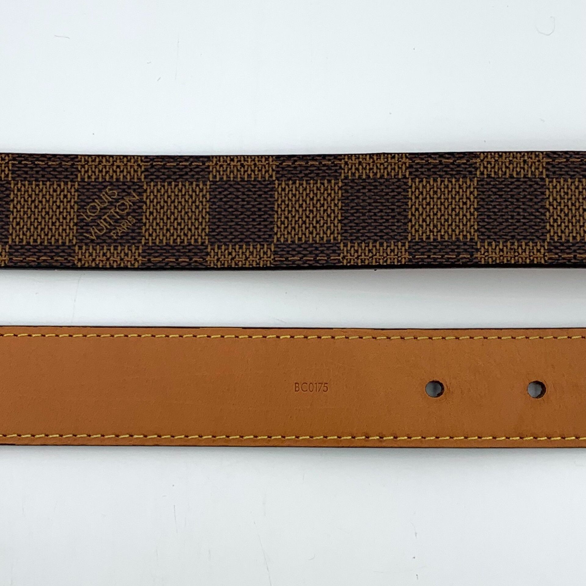 Louis Vuitton Louis Vuitton Damier Ebene Essential V Belt 38 Size 38 - 7 Thumbnail