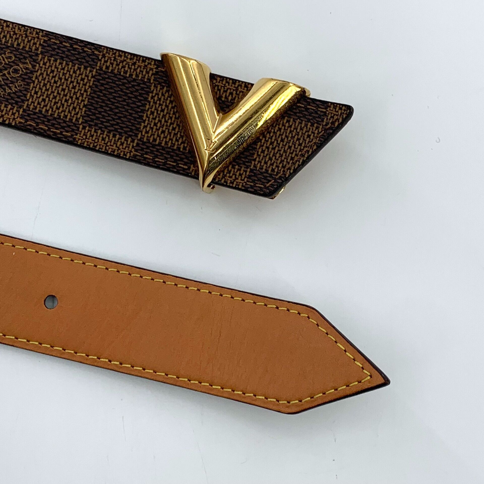 Louis Vuitton Louis Vuitton Damier Ebene Essential V Belt 38 Size 38 - 6 Thumbnail
