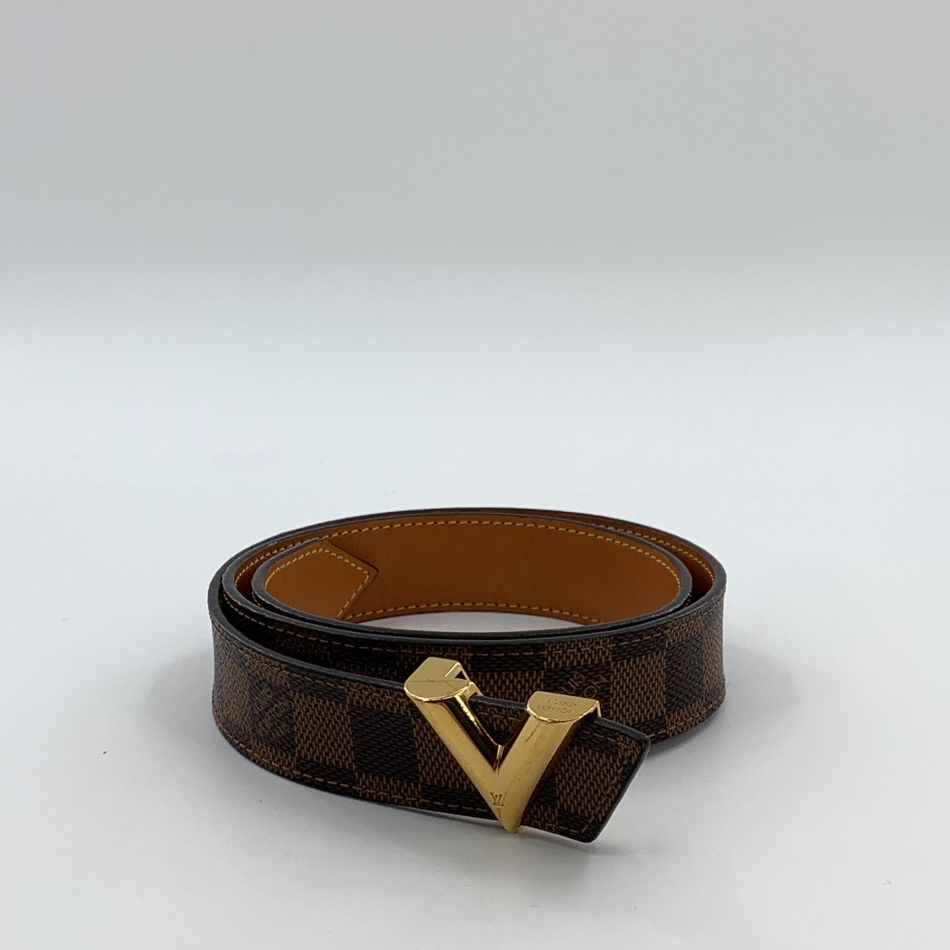 Louis Vuitton Louis Vuitton Damier Ebene Essential V Belt 38 Size 38 - 2 Thumbnail