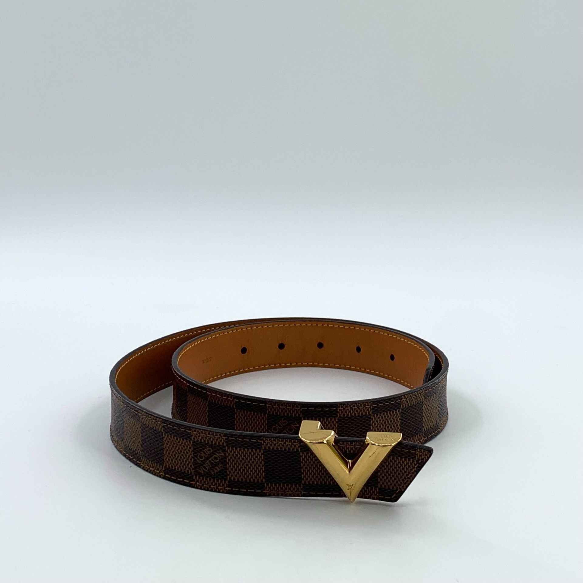 Louis Vuitton Louis Vuitton Damier Ebene Essential V Belt 38 Size 38 - 3 Thumbnail