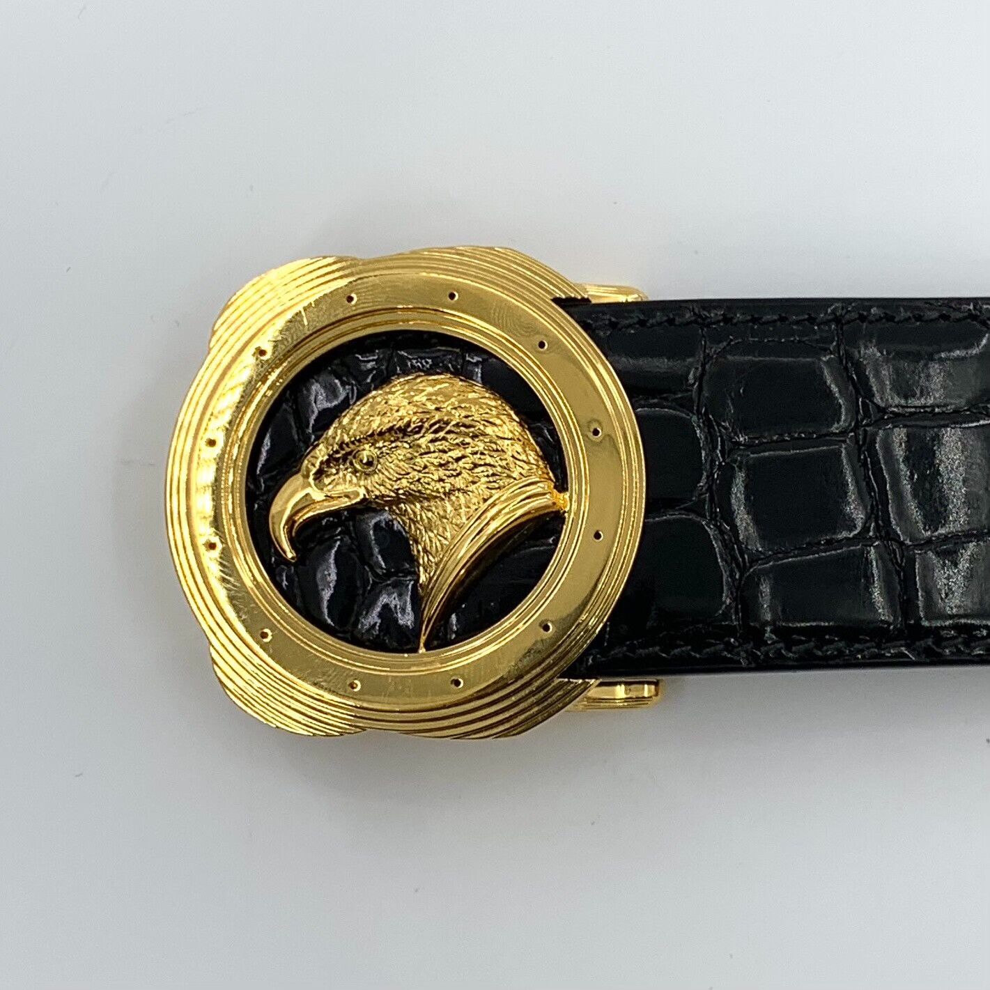 Stefano Ricci Stefano Ricci Crocodile Eagle Head Belt 42 Size 42 - 8 Thumbnail