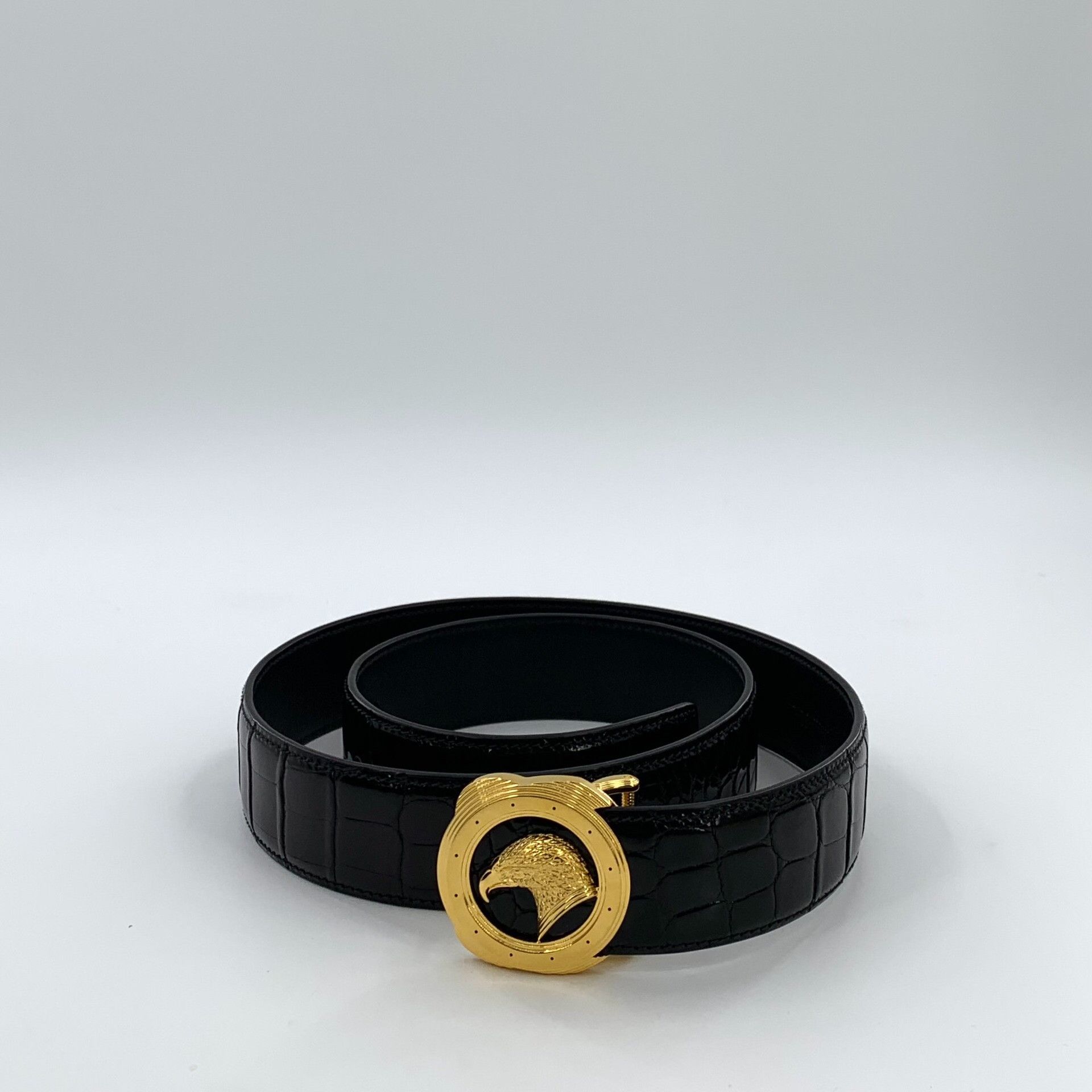 Stefano Ricci Stefano Ricci Crocodile Eagle Head Belt 42 Size 42 - 3 Thumbnail