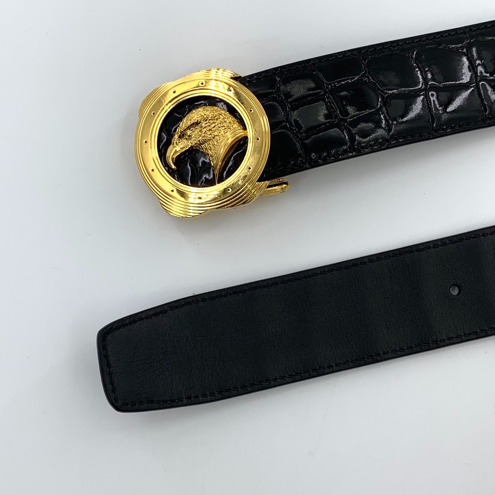 Stefano Ricci Stefano Ricci Crocodile Eagle Head Belt 42 Size 42 - 6 Thumbnail